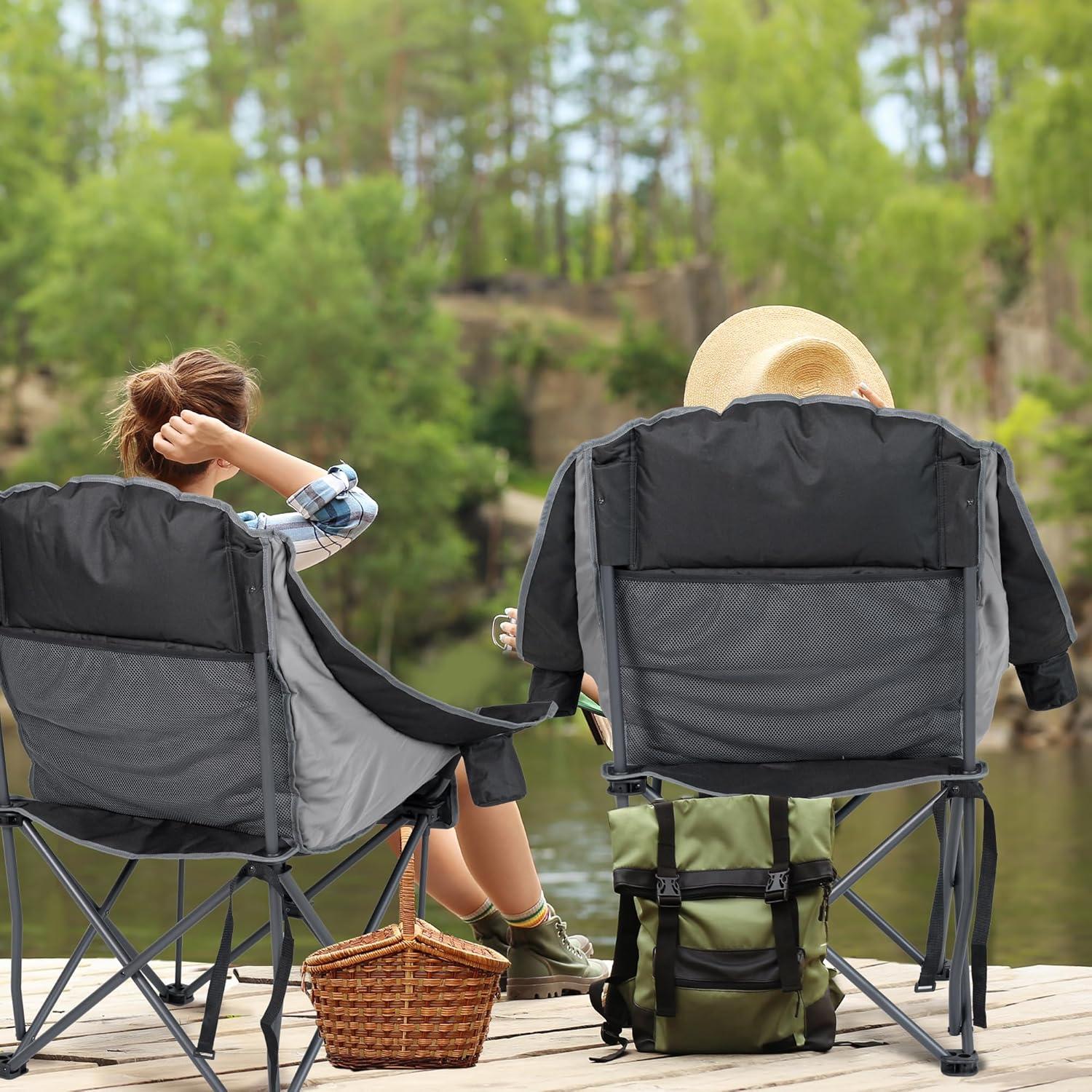 Silla de Camping Plegable RELAX FIELD Sobredimensionada 226kg