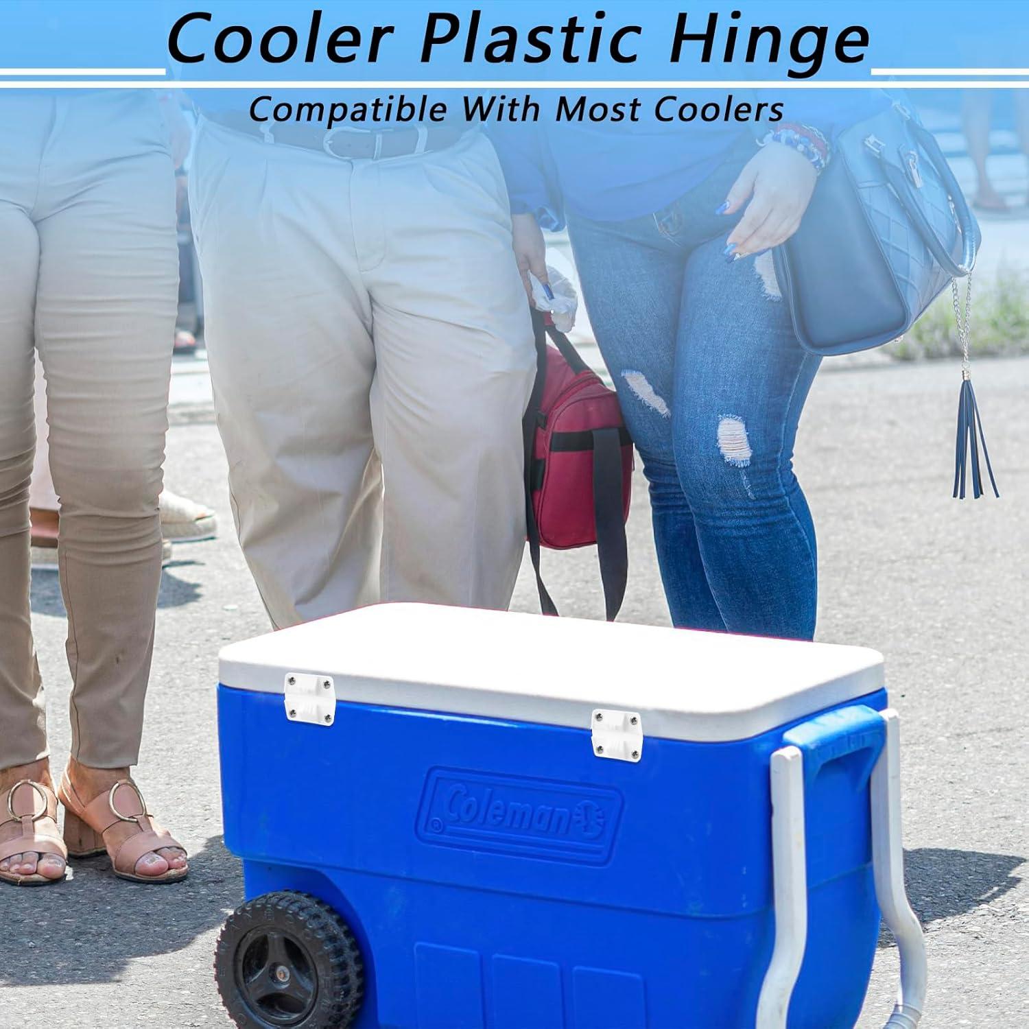 Juego de Bisagras de Plástico OXDFK para Enfriadores Coleman