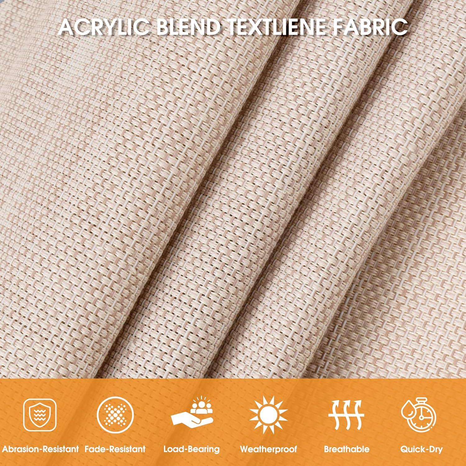 Hamaca Doble Lazy Daze 11 FT Beige Secado Rápido 204 kg