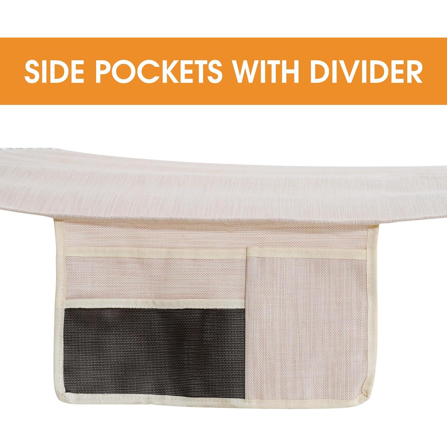 Hamaca Doble Lazy Daze 11 FT Beige Secado Rápido 204 kg