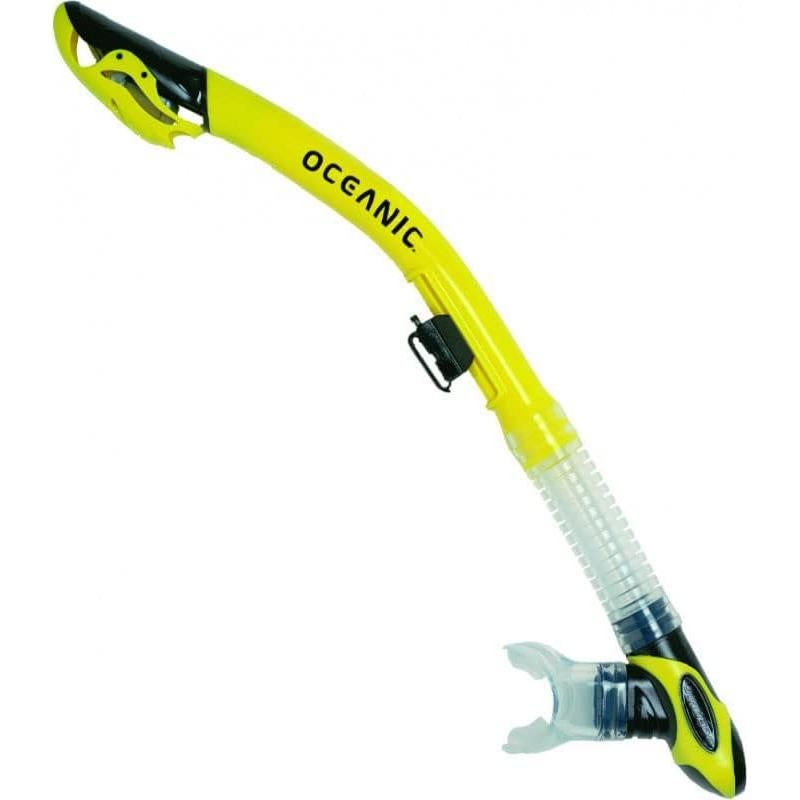Snorkel Ultra Seco Oceanic Negro/Amarillo 100% Silicona