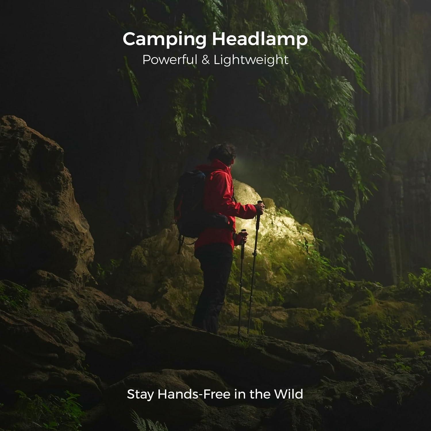 Linterna Frontal Recargable FLEXTAILGEAR 600 Lúmenes USB-C