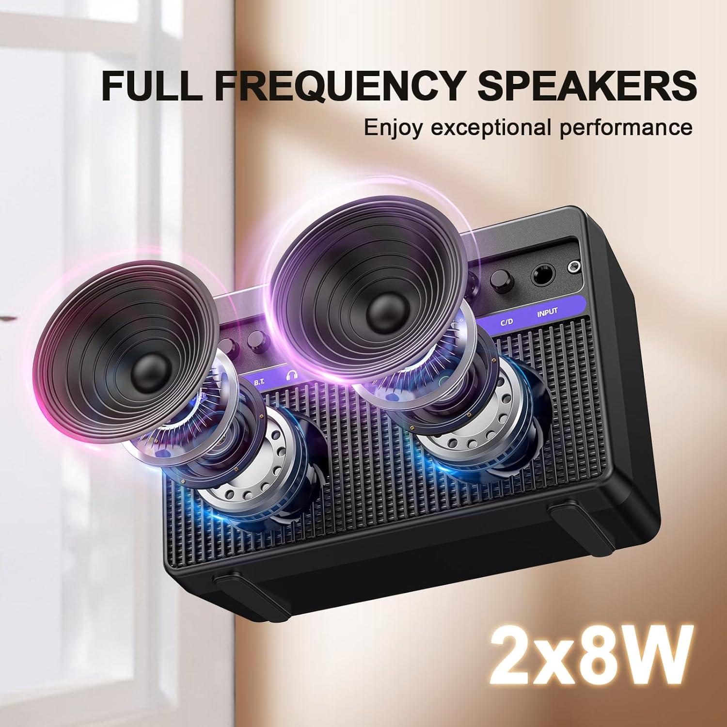 Amplificador de guitarra eléctrica PogoLab Mini 10W Bluetooth