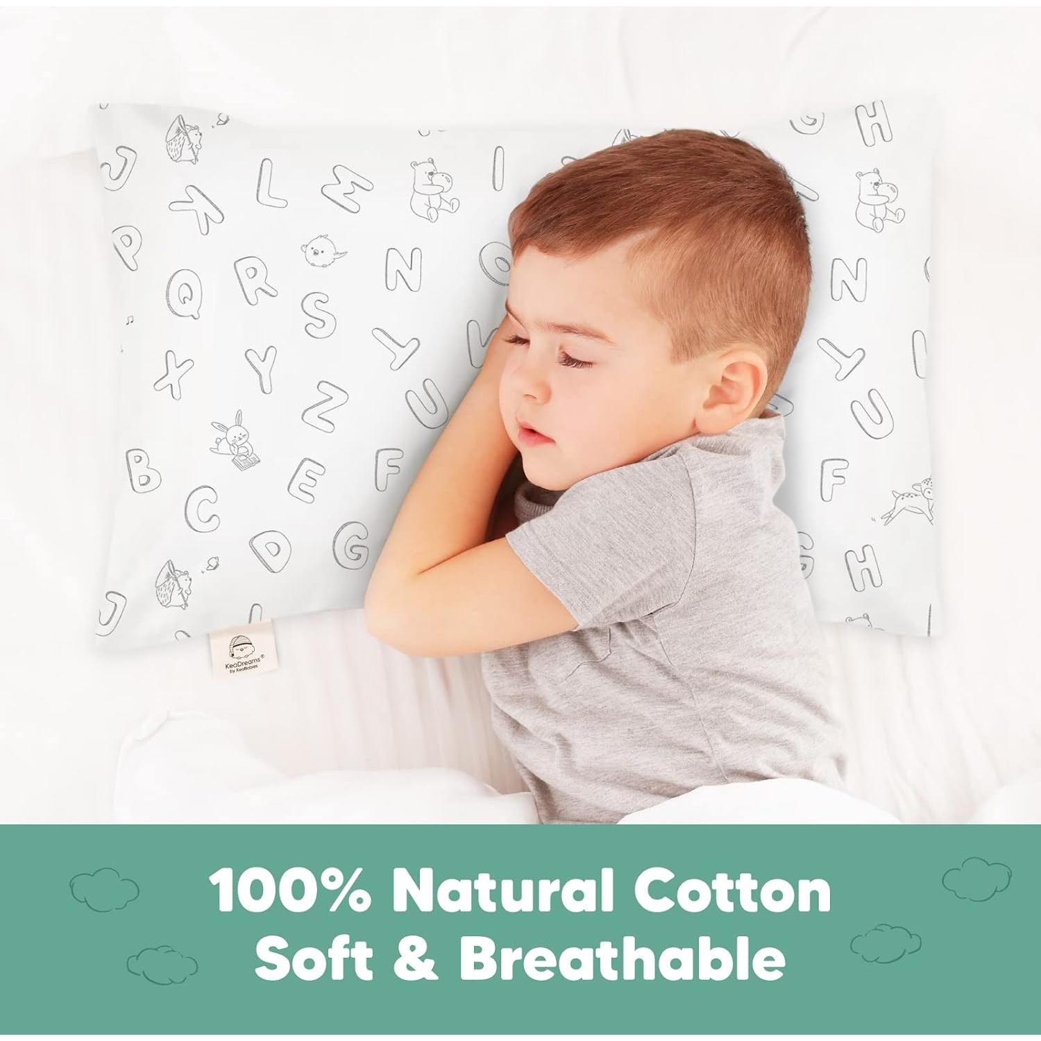 Funda de Almohada para Niños KeaBabies 33x46 cm Algodón Orgánico