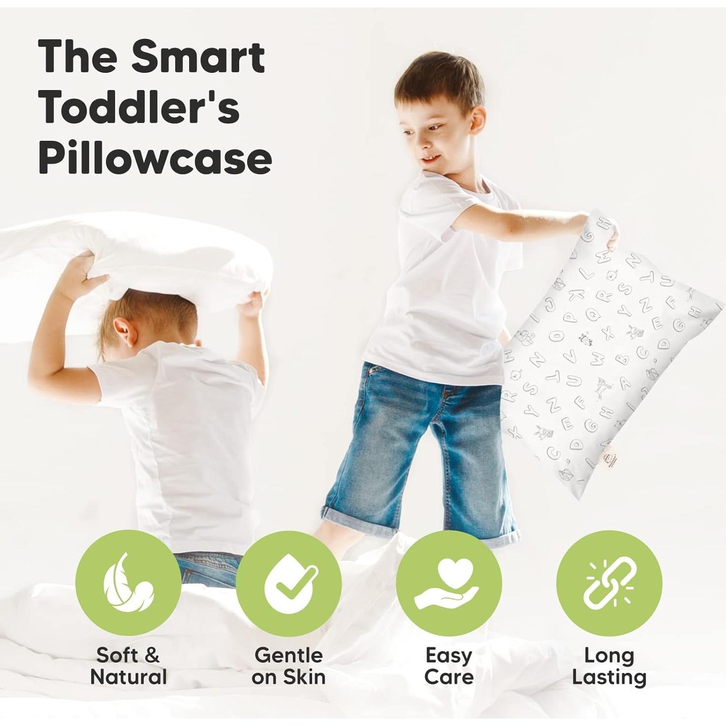 Funda de Almohada para Niños KeaBabies 33x46 cm Algodón Orgánico