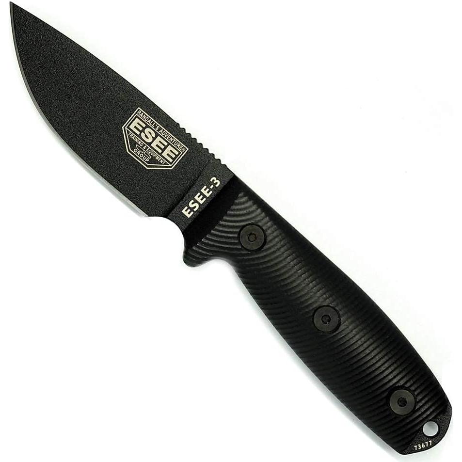 Cuchillo ESEE-3 Fijo 20.8 cm Acero Carbono 1095 Mango G10