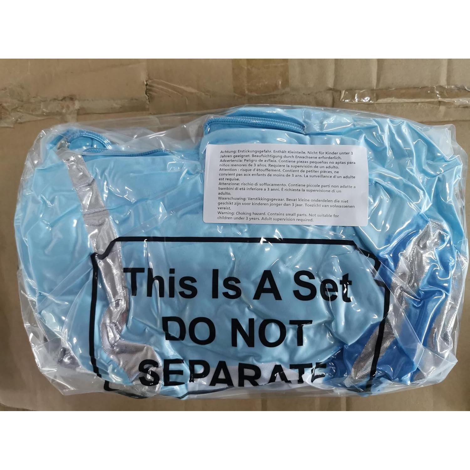 Conjunto de Peluches Axolotl Aoriher 5 Piezas 60 cm Azul