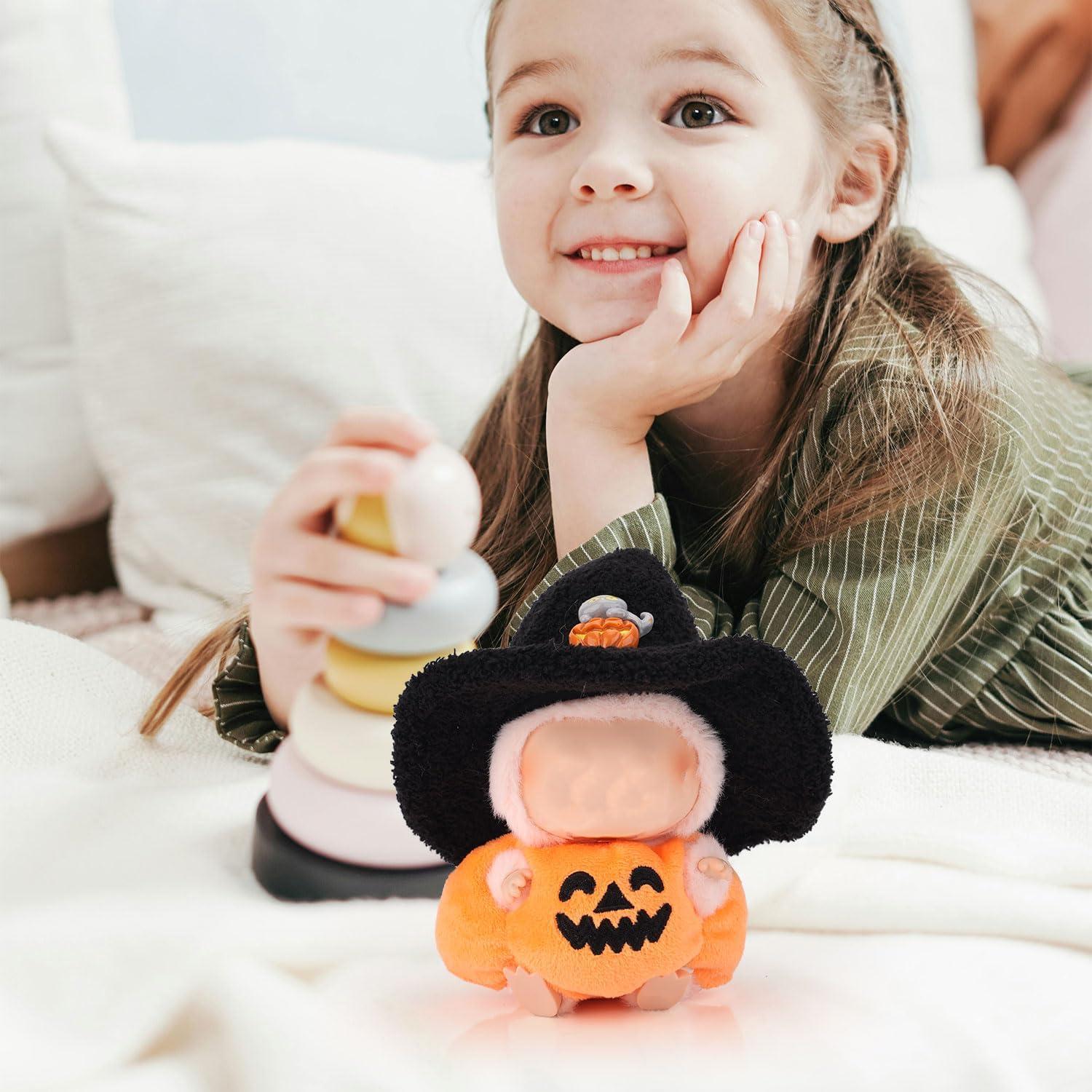 Conjunto de Ropa de Calabaza para Muñeca 17cm Tinoaly