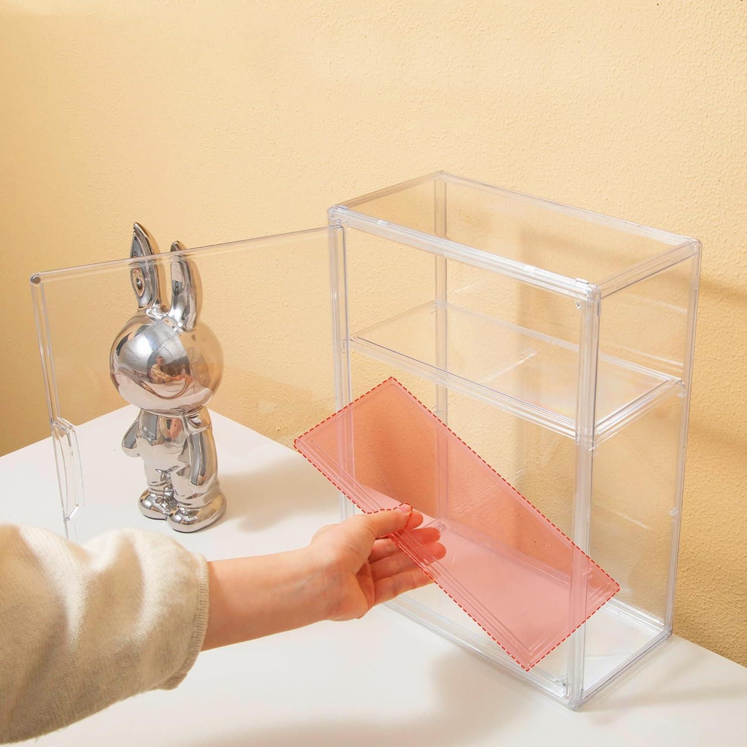 Estuche de exhibición acrílico Attelite 3 niveles 27x14cm