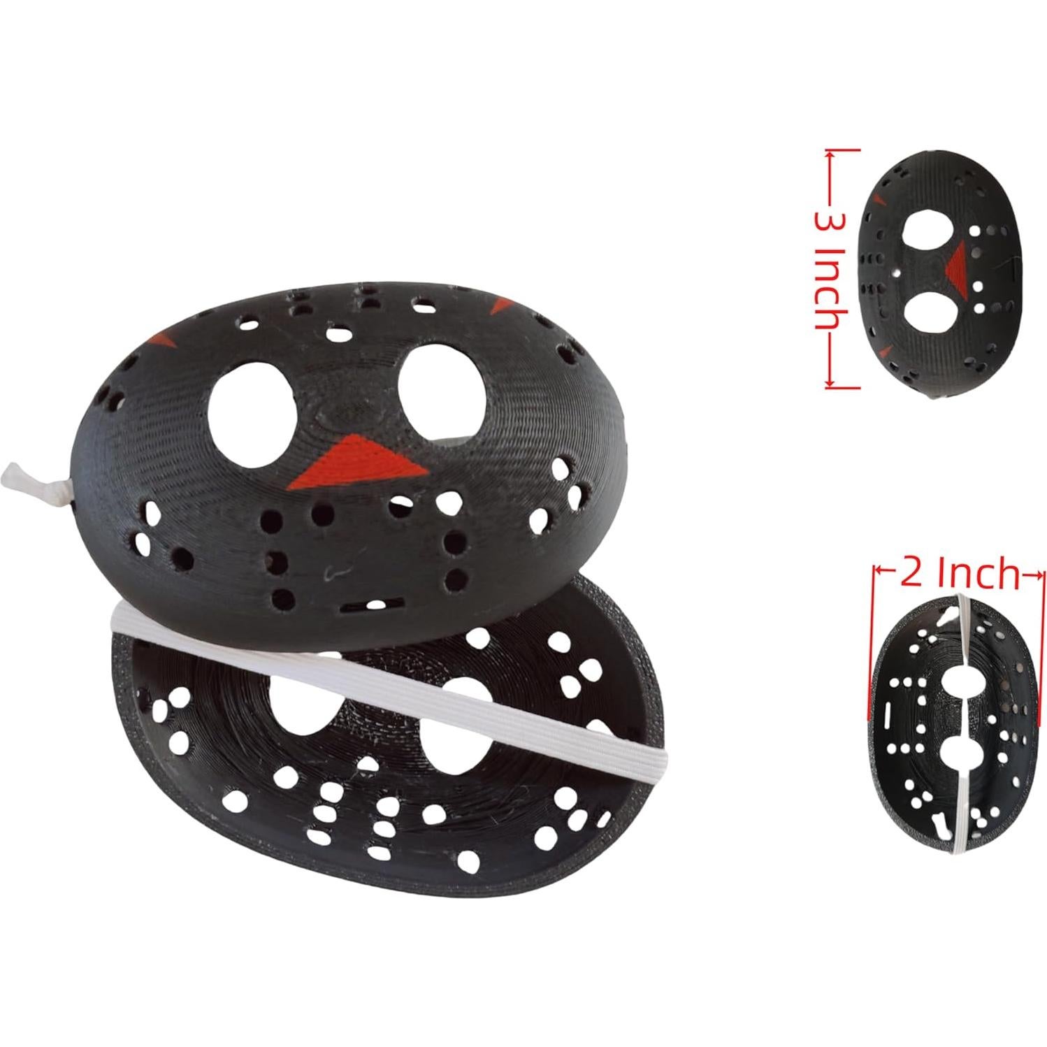 2 Piezas Máscaras de Muñeca JRELECS 17 cm Accesorios DIY