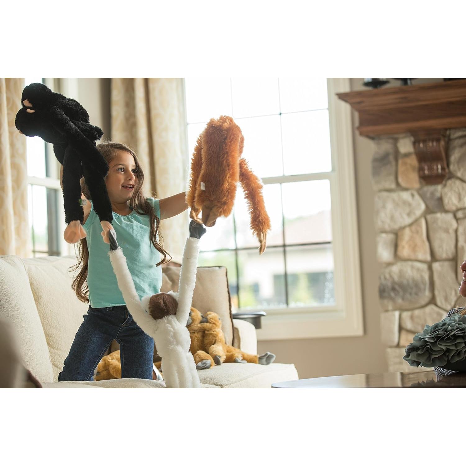 Mono Ardilla de Peluche Wild Republic con Bebé 50.8 cm