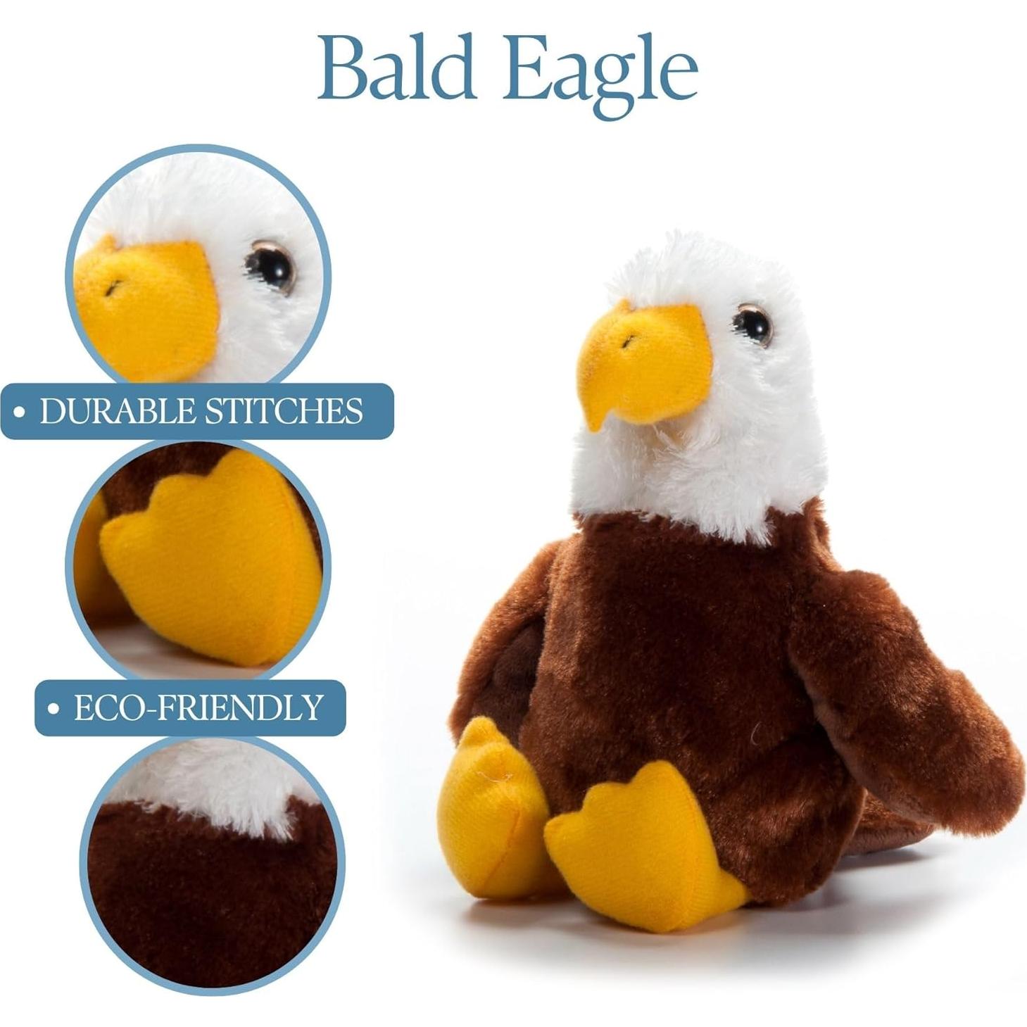 Peluche Águila Calva Scoopz 20 cm - Juguete Infantil