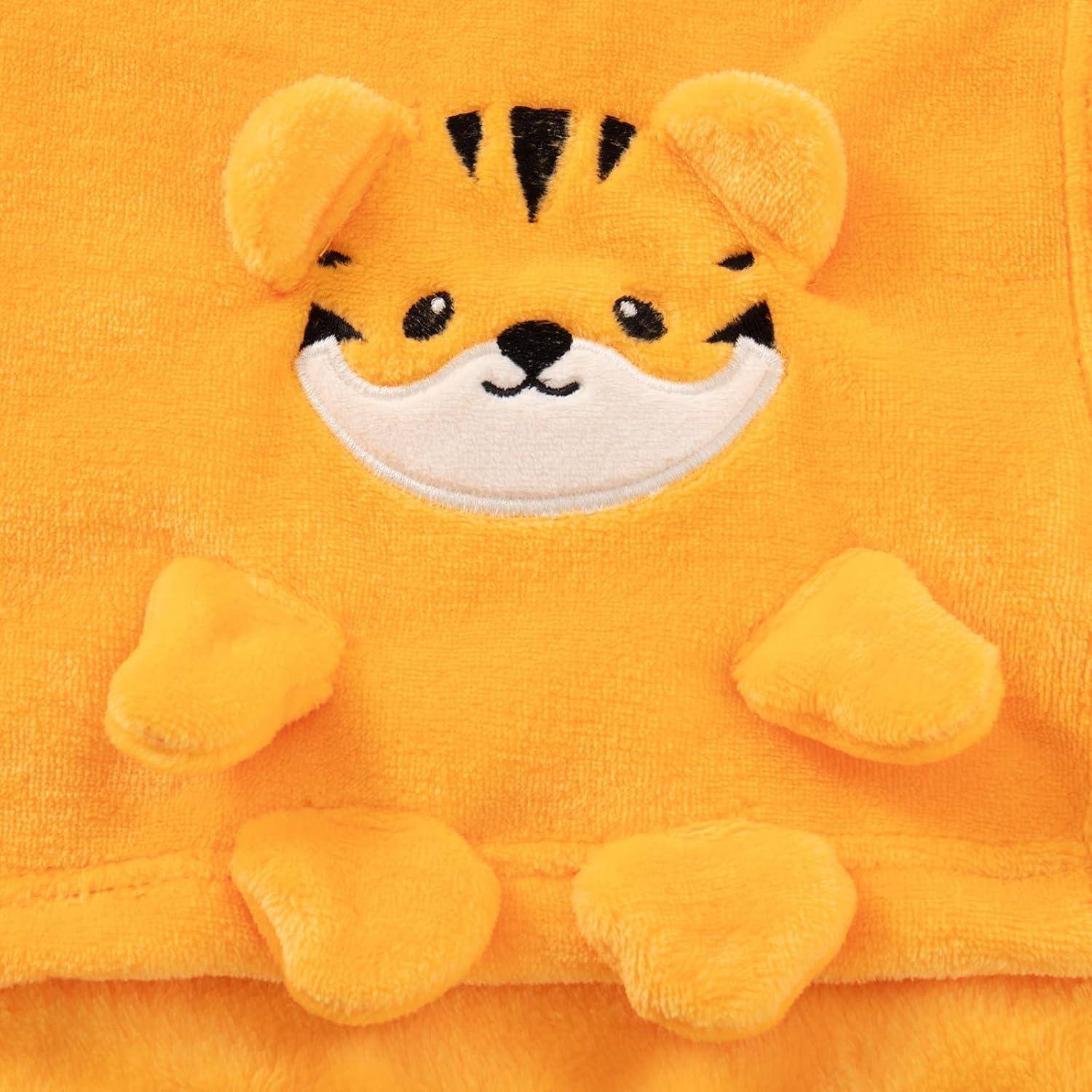 Manta para Bebé Babyhuggle Tigre Dorado 101.6x76.2 cm