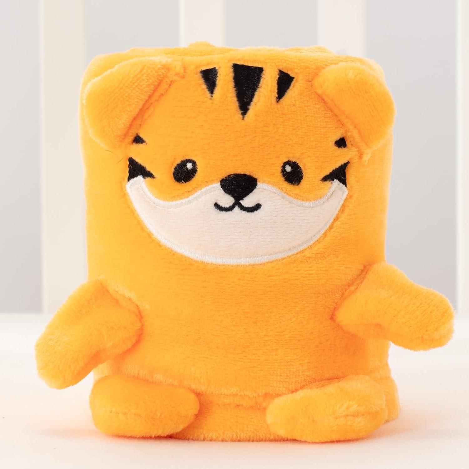 Manta para Bebé Babyhuggle Tigre Dorado 101.6x76.2 cm