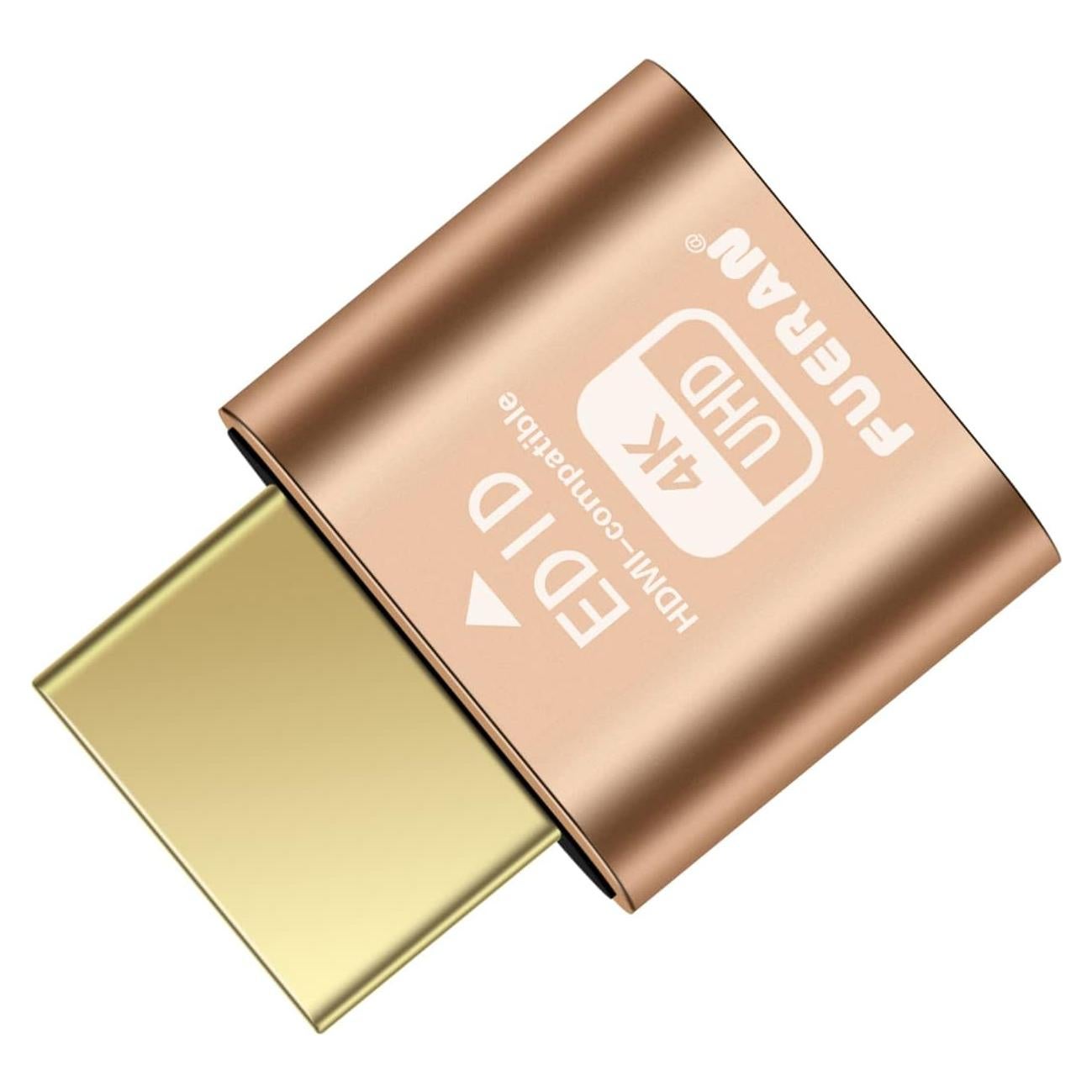 Emulador de Monitor Virtual 4K FUERAN Dummy Plug HDMI