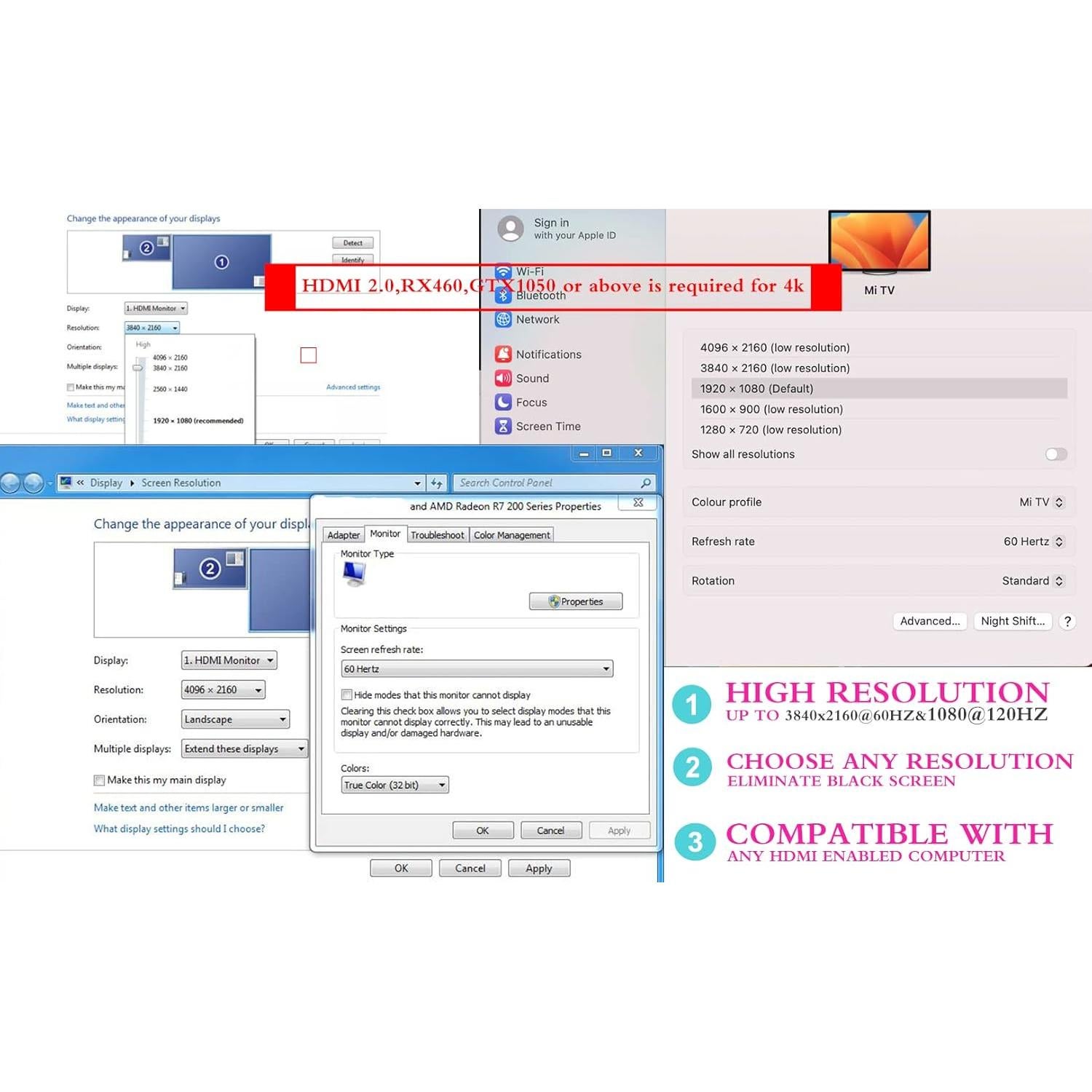 Emulador de Monitor Virtual 4K FUERAN Dummy Plug HDMI