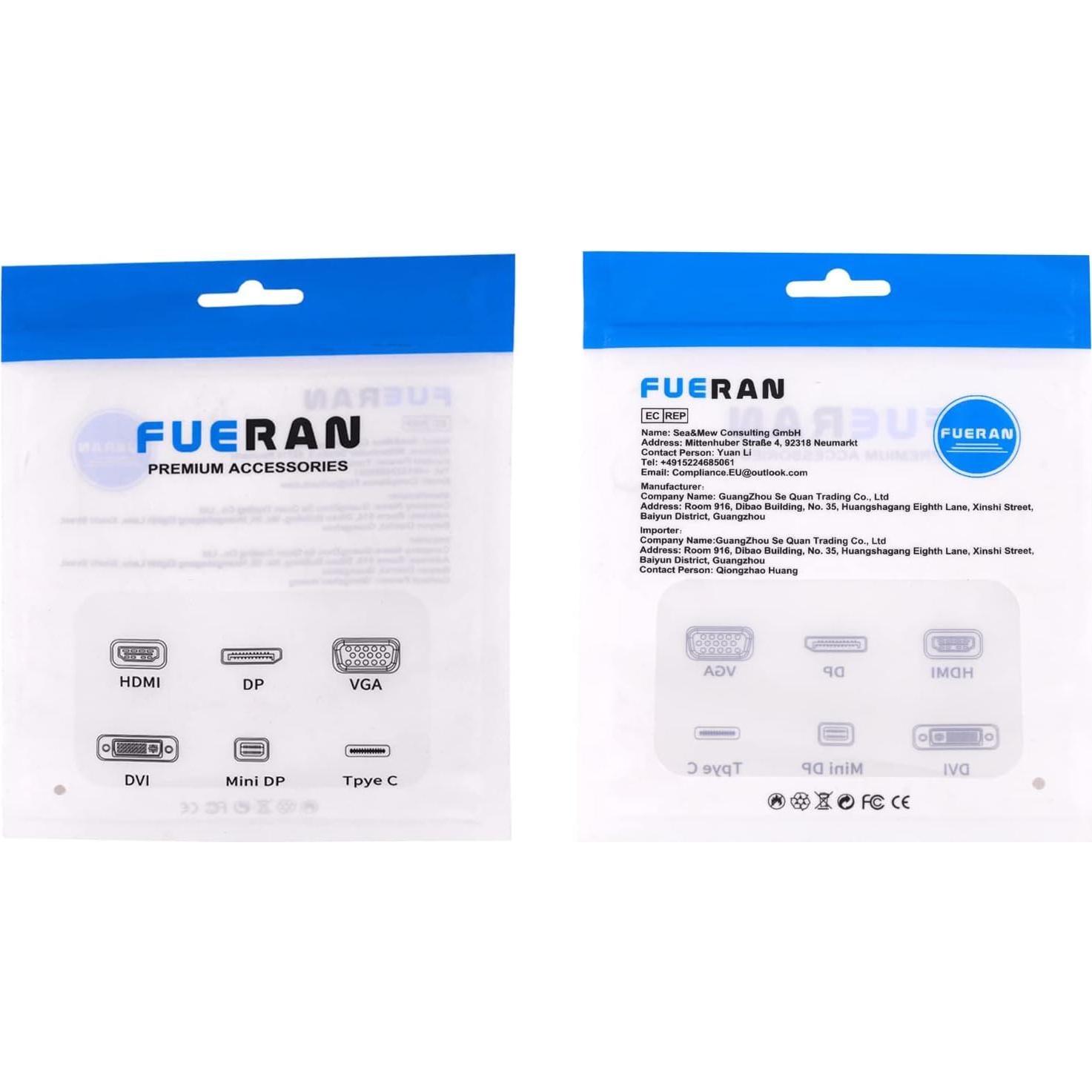 Emulador de Monitor Virtual 4K FUERAN Dummy Plug HDMI