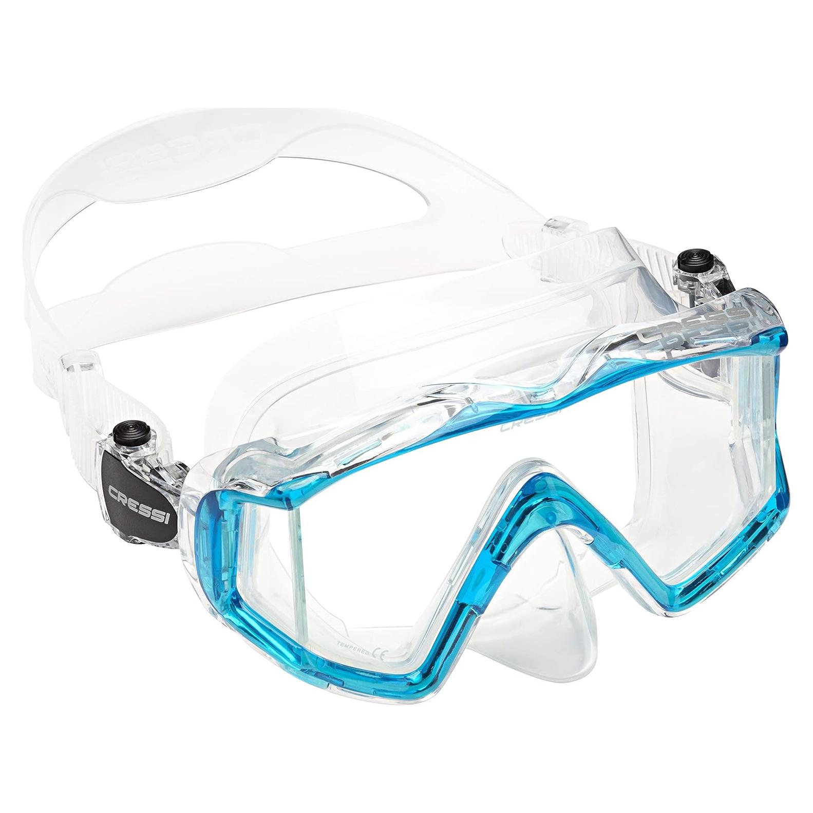 Máscara Cressi Pano 3 para Buceo y Snorkel - Visión Panorámica