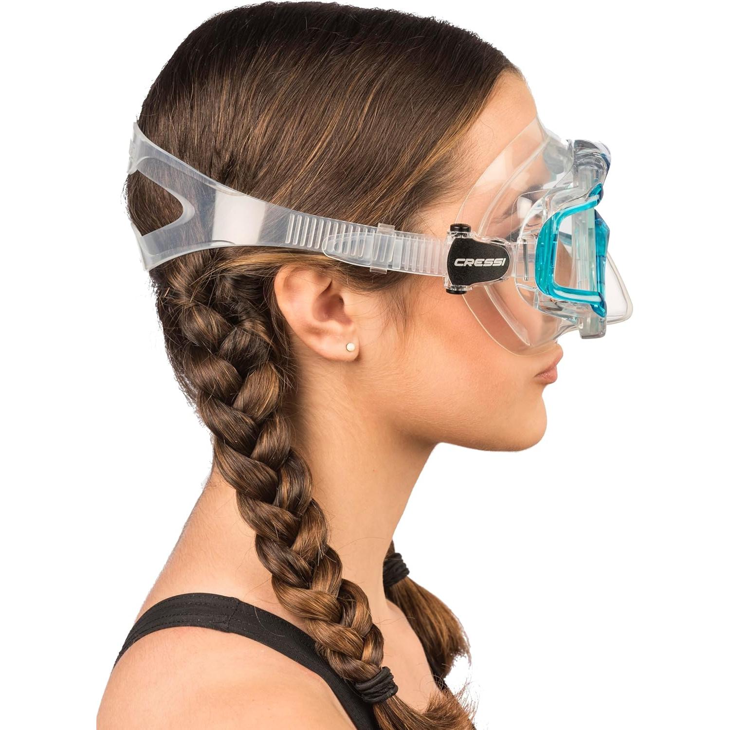 Máscara Cressi Pano 3 para Buceo y Snorkel - Visión Panorámica