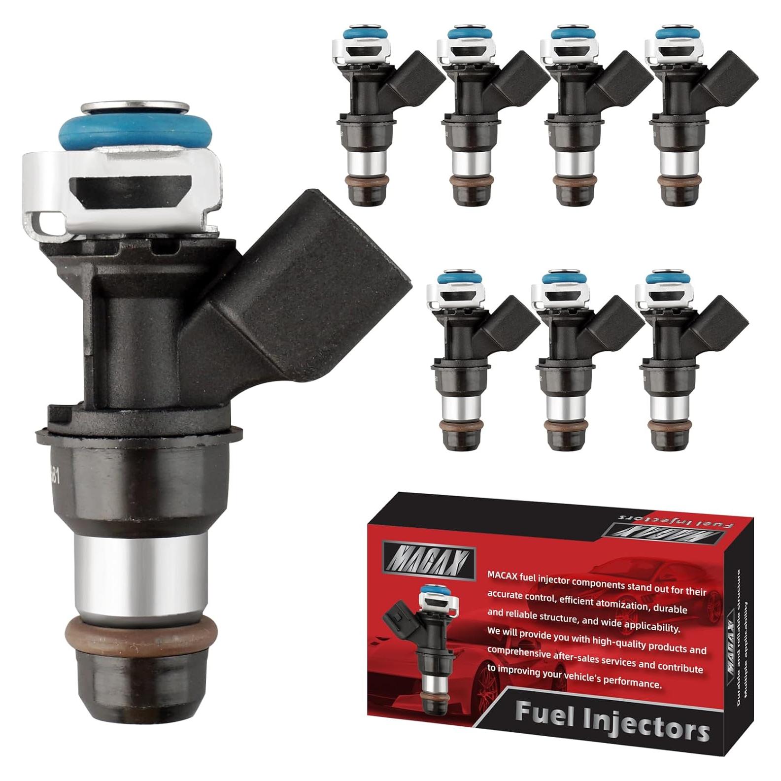 Juego de 8 Inyectores de Combustible MACAX 12580681 para Chevy/GMC