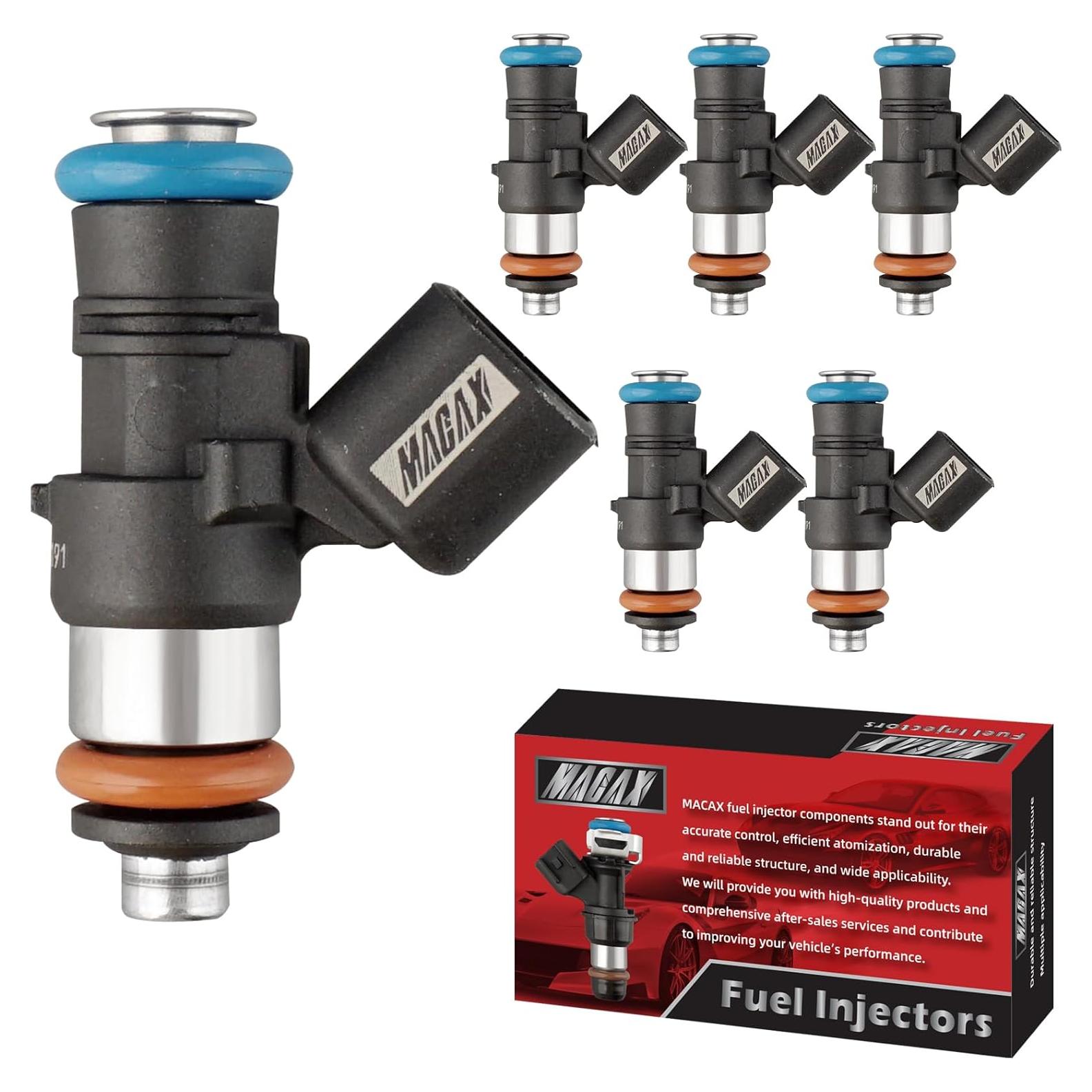 Juego de 6 Inyectores de Combustible MACAX 0280158191 para Ford