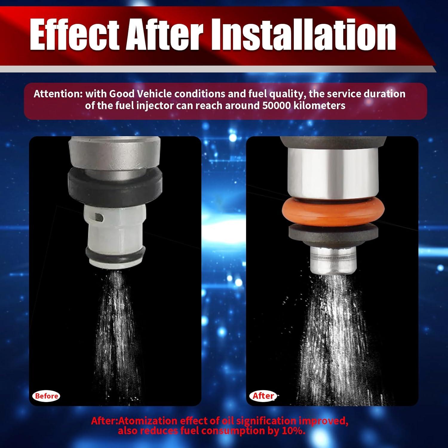 Juego de 6 Inyectores de Combustible MACAX 0280158191 para Ford