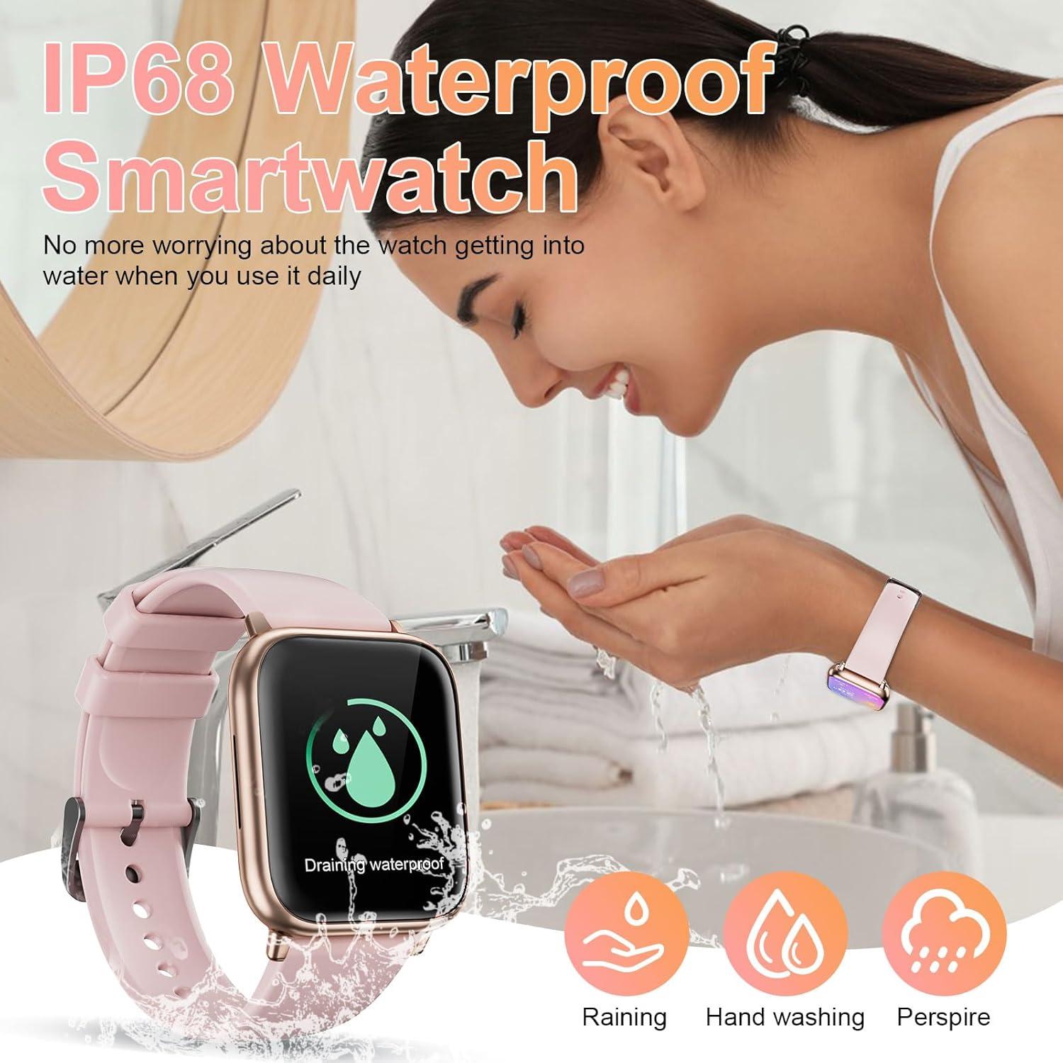 Reloj Inteligente RifePhi para Mujeres 1.83" Fitness IP68