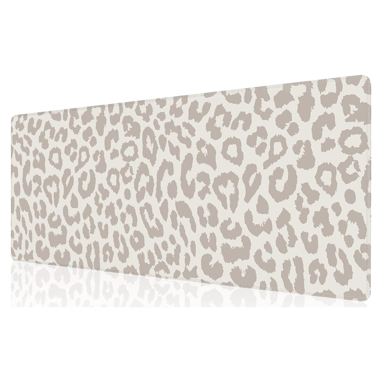 Alfombrilla de Ratón Grande PTPLMM Estampado Leopardo 80x30 cm
