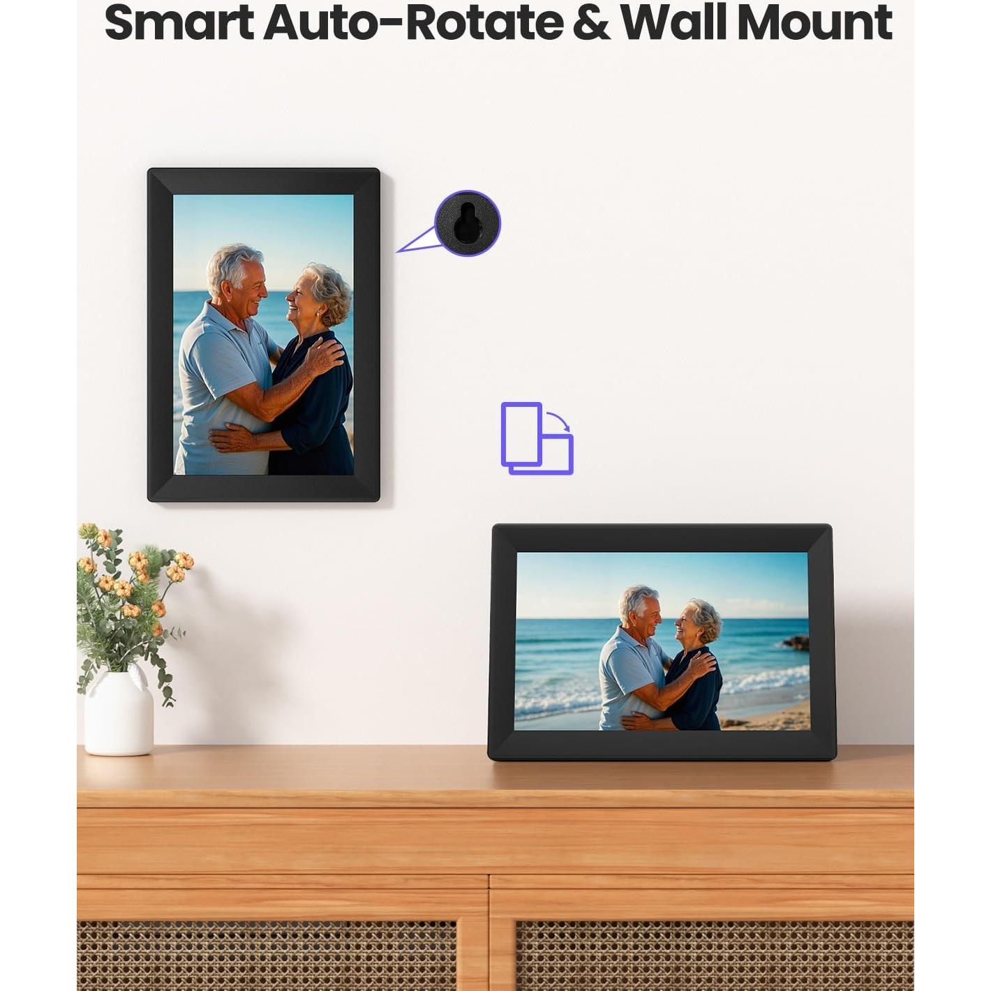 Marco de Fotos Digital WiFi 10.1" Uhale - Pantalla HD 16GB