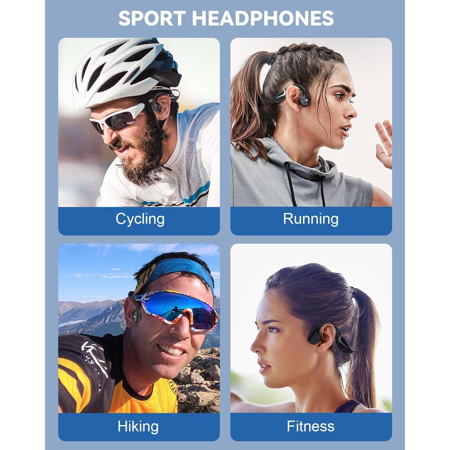 Auriculares Bluetooth MONODEAL DV68 Conducción Ósea IP67 15h