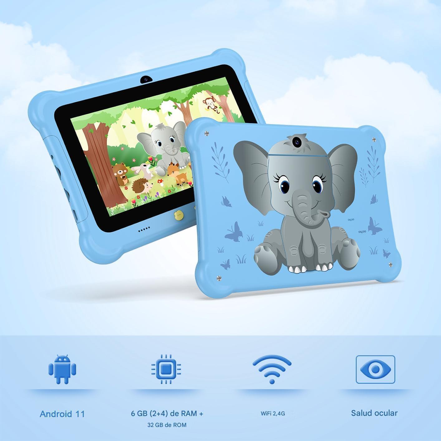 Tableta para Niños 7" Redbeat B1 6GB RAM 32GB ROM WiFi SIM