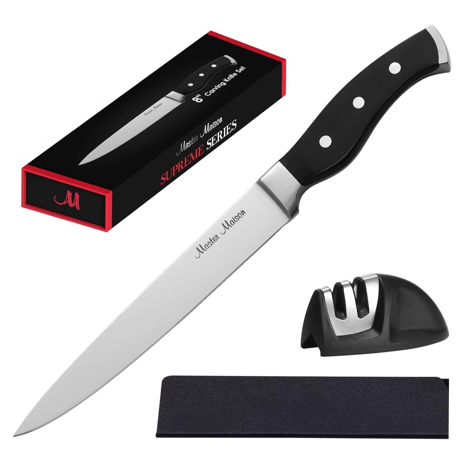 Juego de cuchillos de tallado Master Maison 20.32 cm acero inoxidable