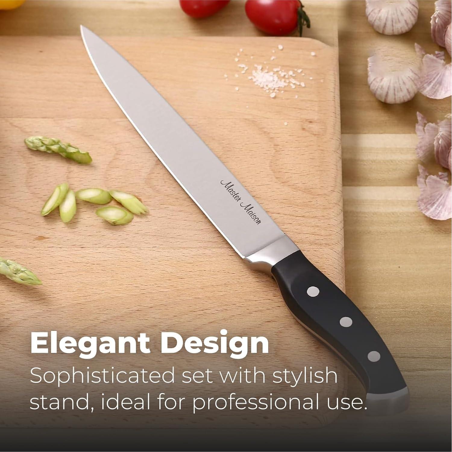 Juego de cuchillos de tallado Master Maison 20.32 cm acero inoxidable