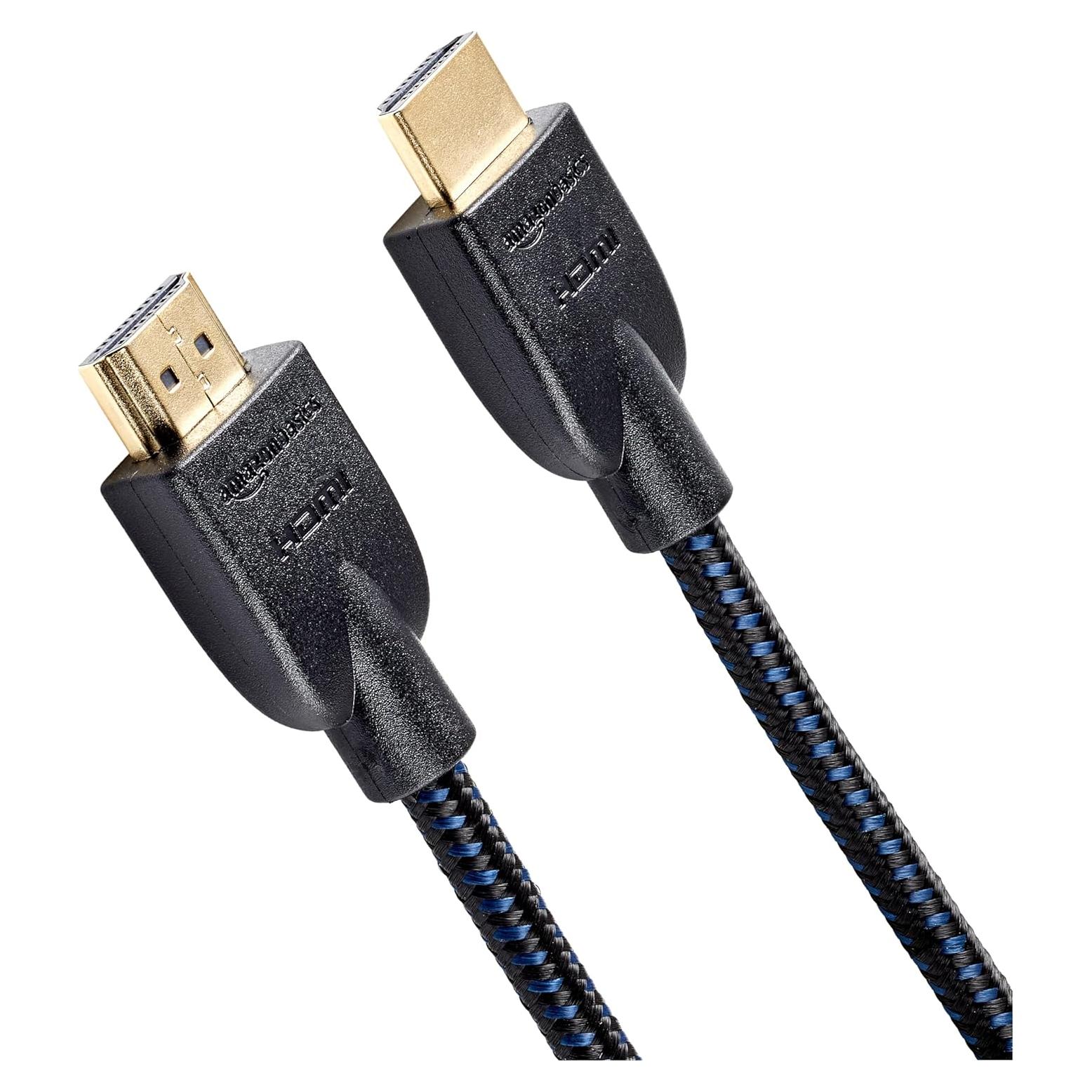 Cable HDMI Amazon Basics 0.91m 4K 60Hz Nylon Trenzado