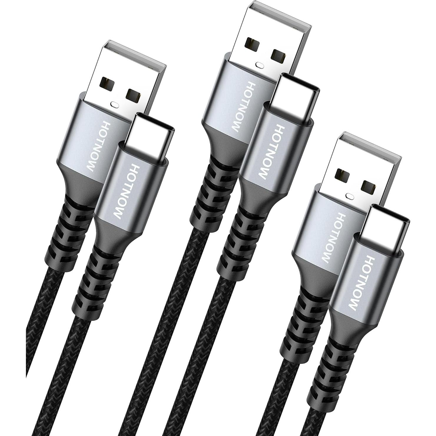 Cable USB C Corto 0.15m HOTNOW Carga Rápida 3 Paquete