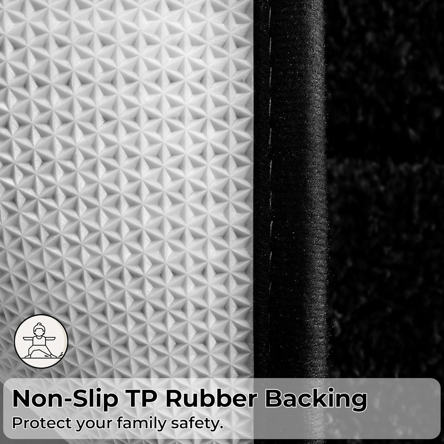 Conjunto de Alfombrillas de Baño GRANNY SAYS 2 Piezas Negro