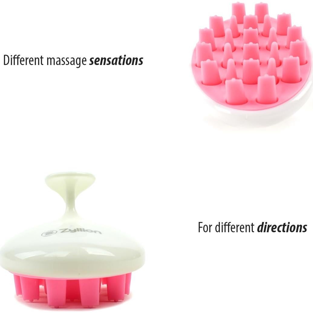 Masajeador de cuero cabelludo Zyllion ZMA-12 - Paquete de 2