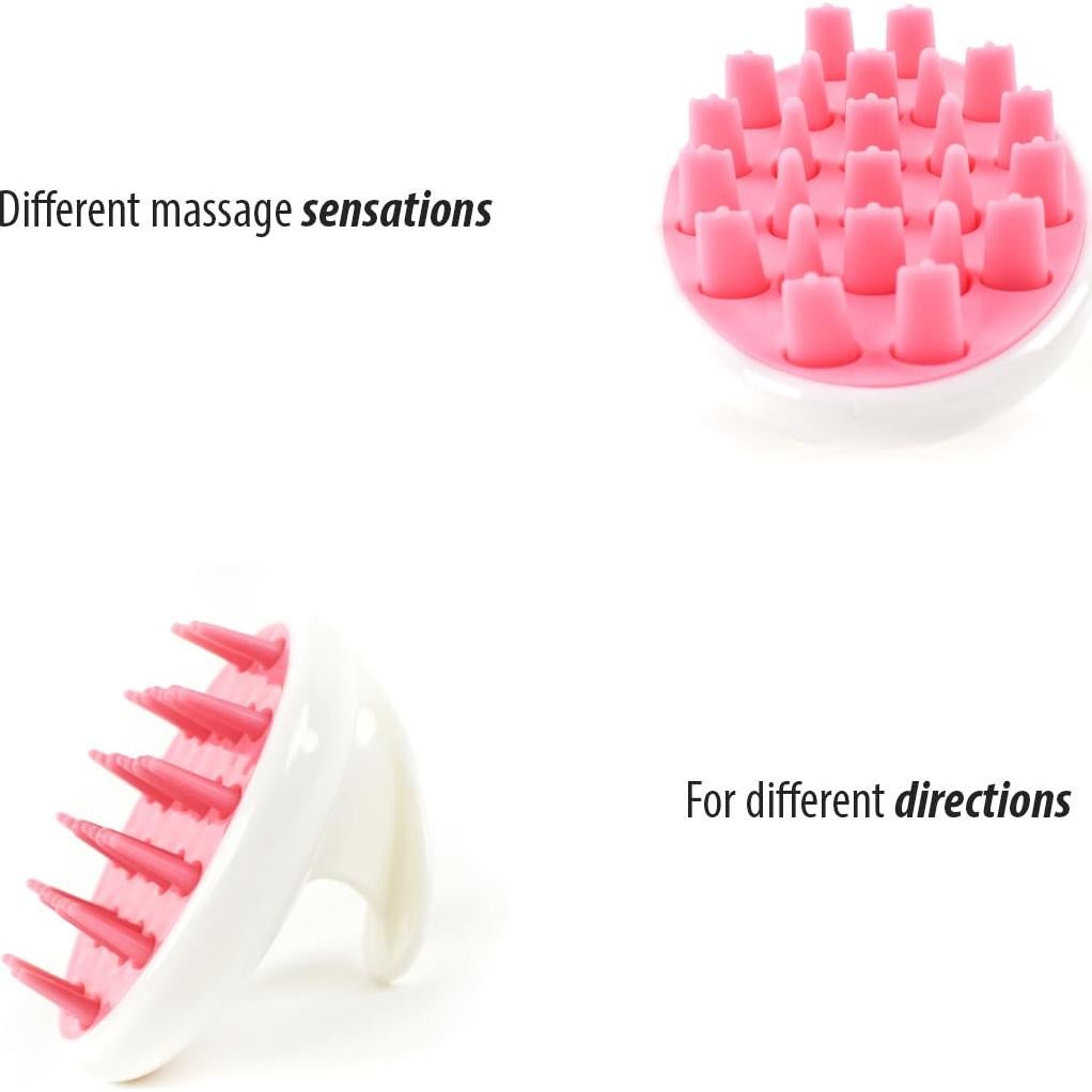 Masajeador de cuero cabelludo Zyllion ZMA-12 - Paquete de 2