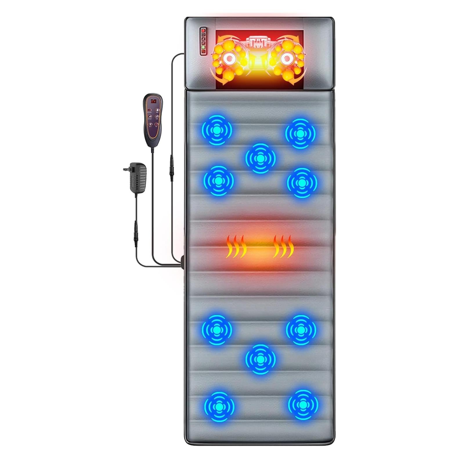 Alfombrilla de Masaje Completo TeqHome con Calor y 10 Motores