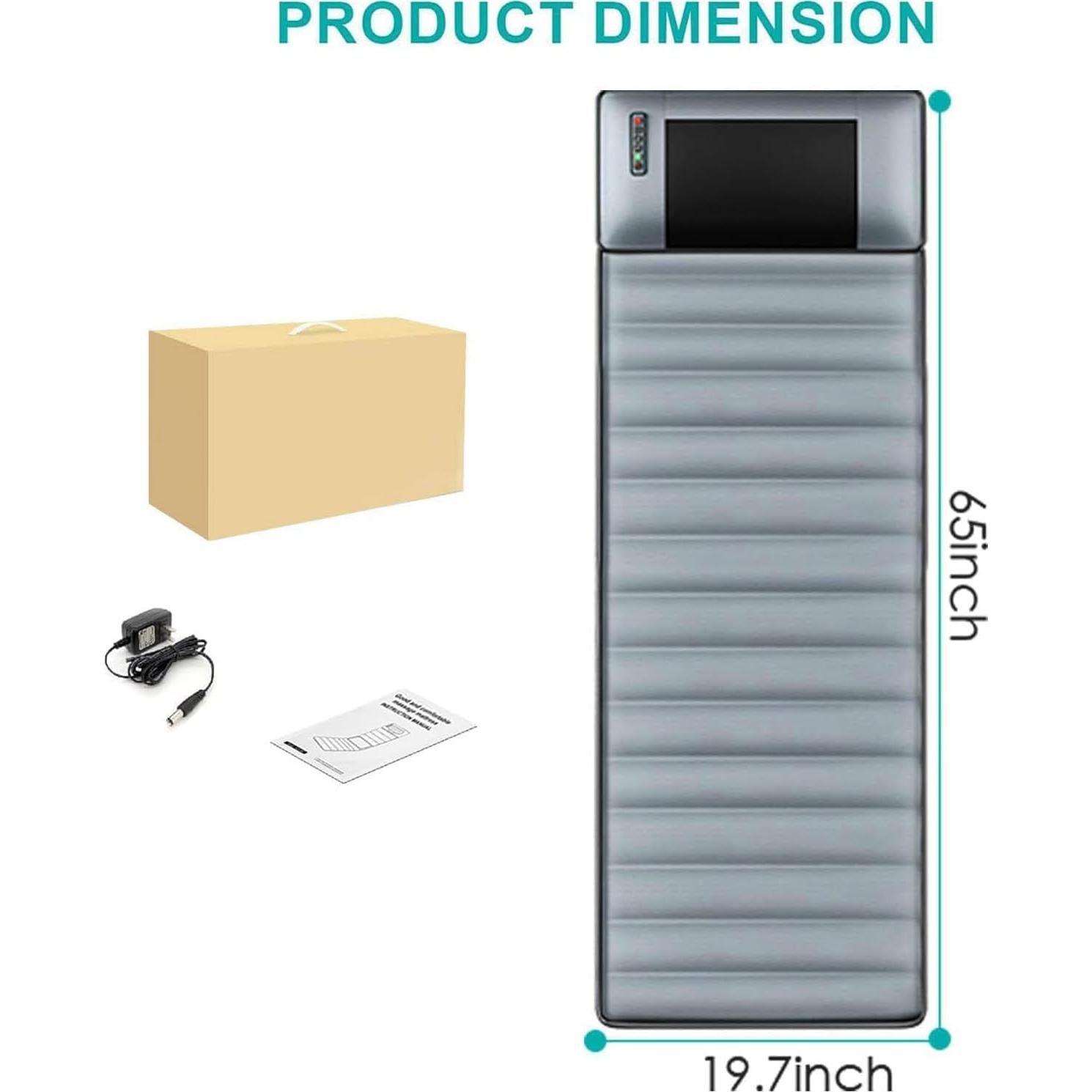 Alfombrilla de Masaje Completo TeqHome con Calor y Cojín Shiatsu