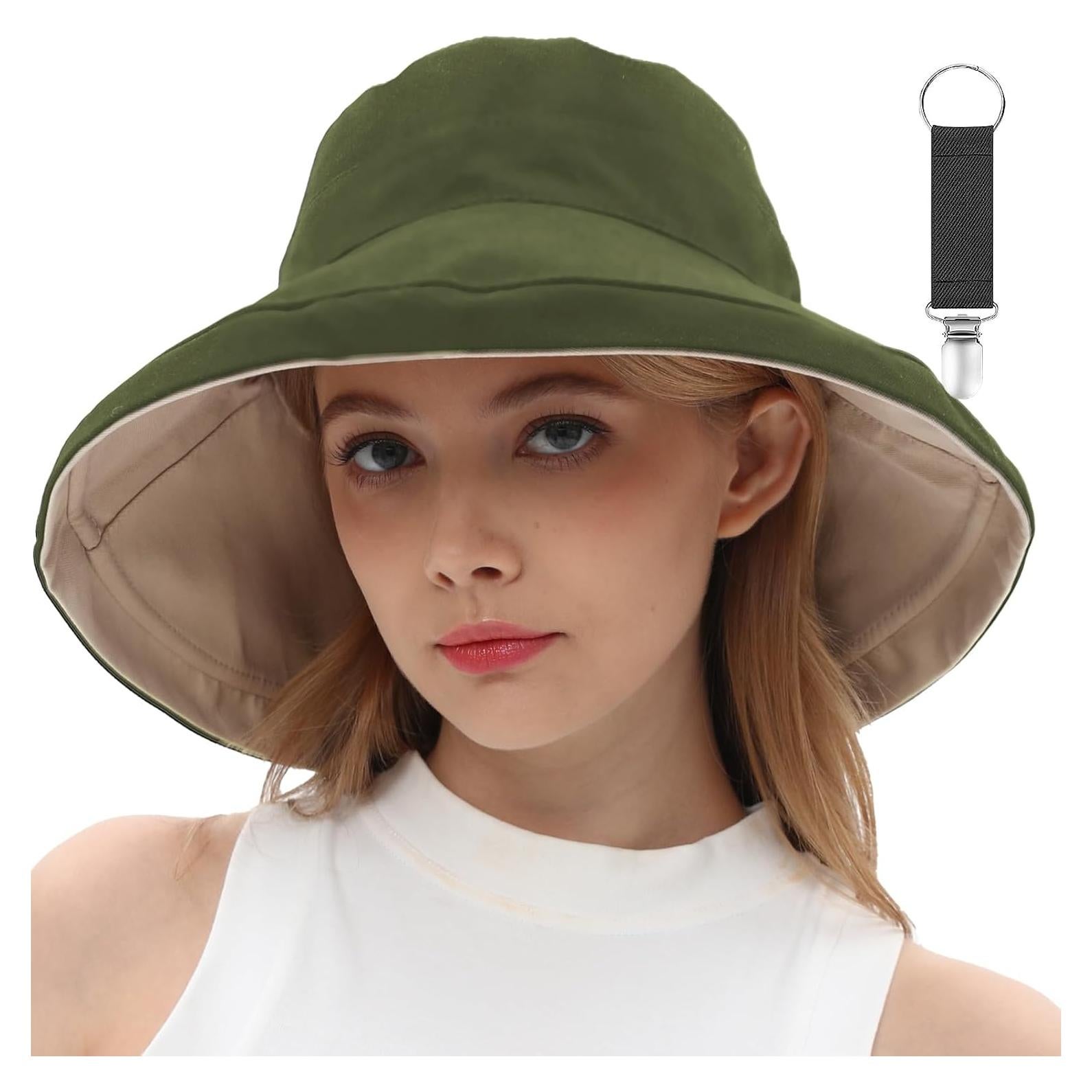 Sombrero de Sol Reversible Vidsel para Mujeres - Ala Ancha UV50+