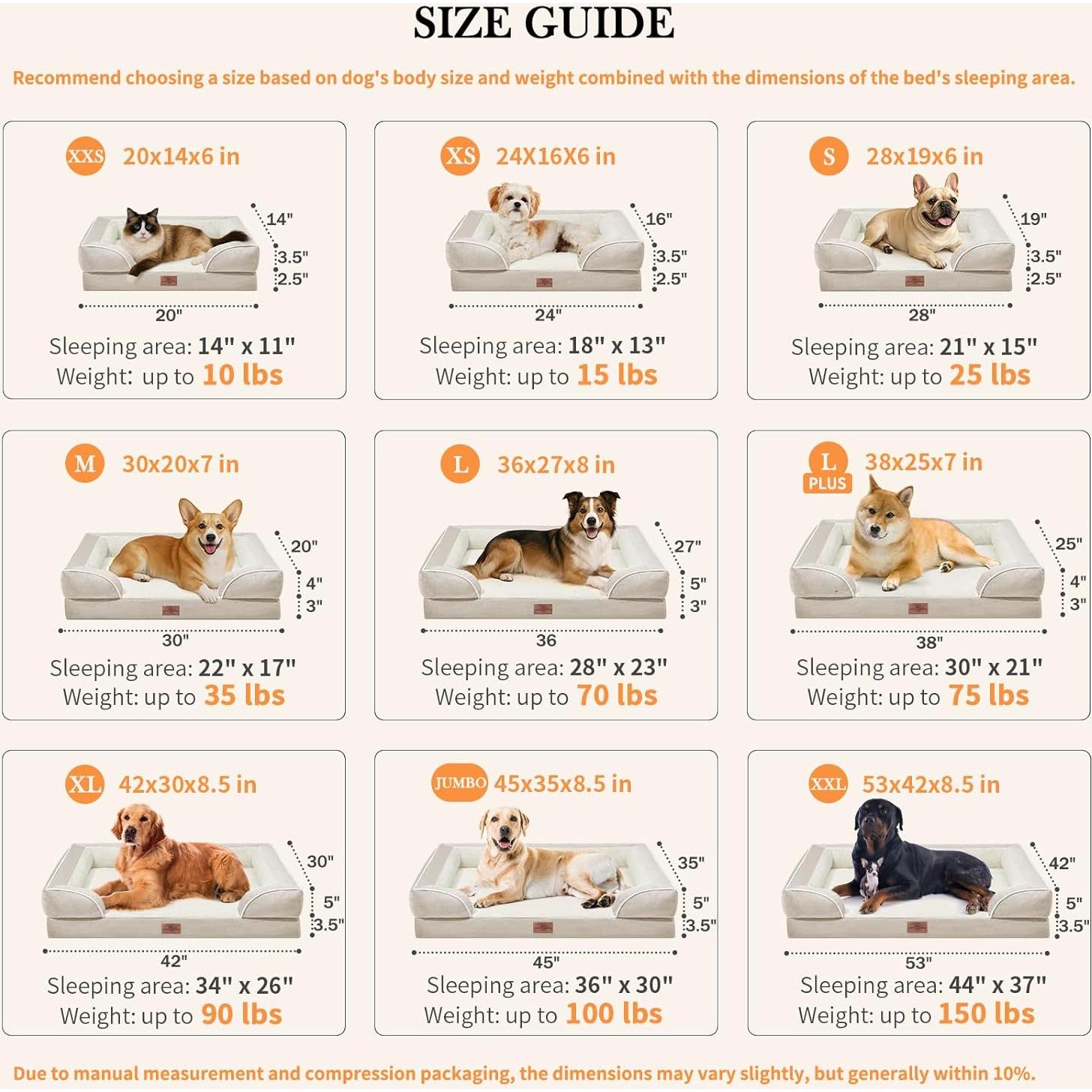 Cama Ortopédica para Perros Comfort Expression 50.8x35.6 cm Beige