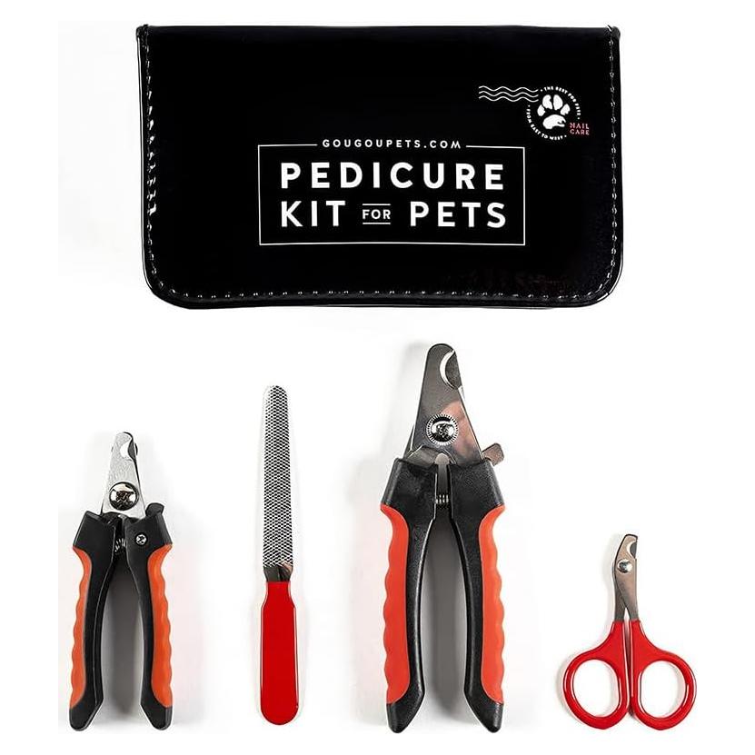 Kit de Pedicura para Mascotas Gou Gou - Cortauñas y Lima