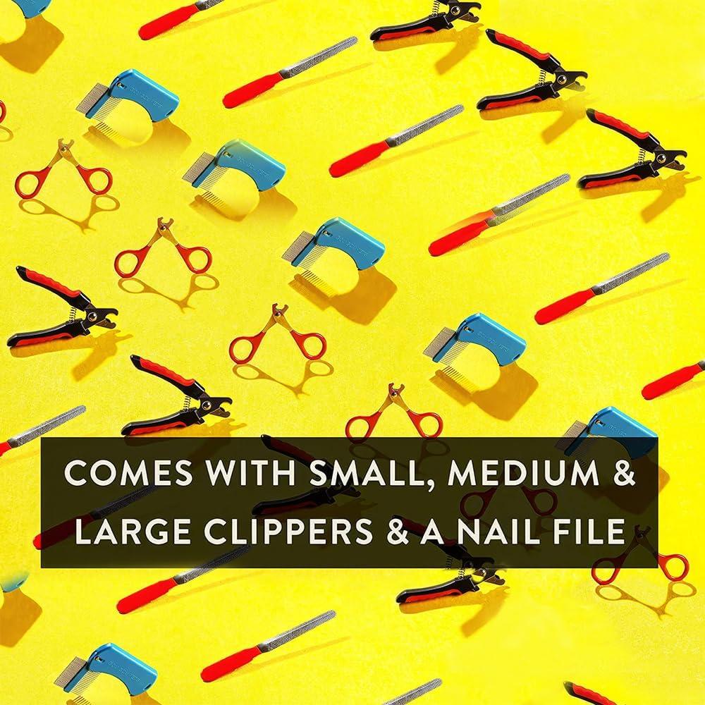 Kit de Pedicura para Mascotas Gou Gou - Cortauñas y Lima