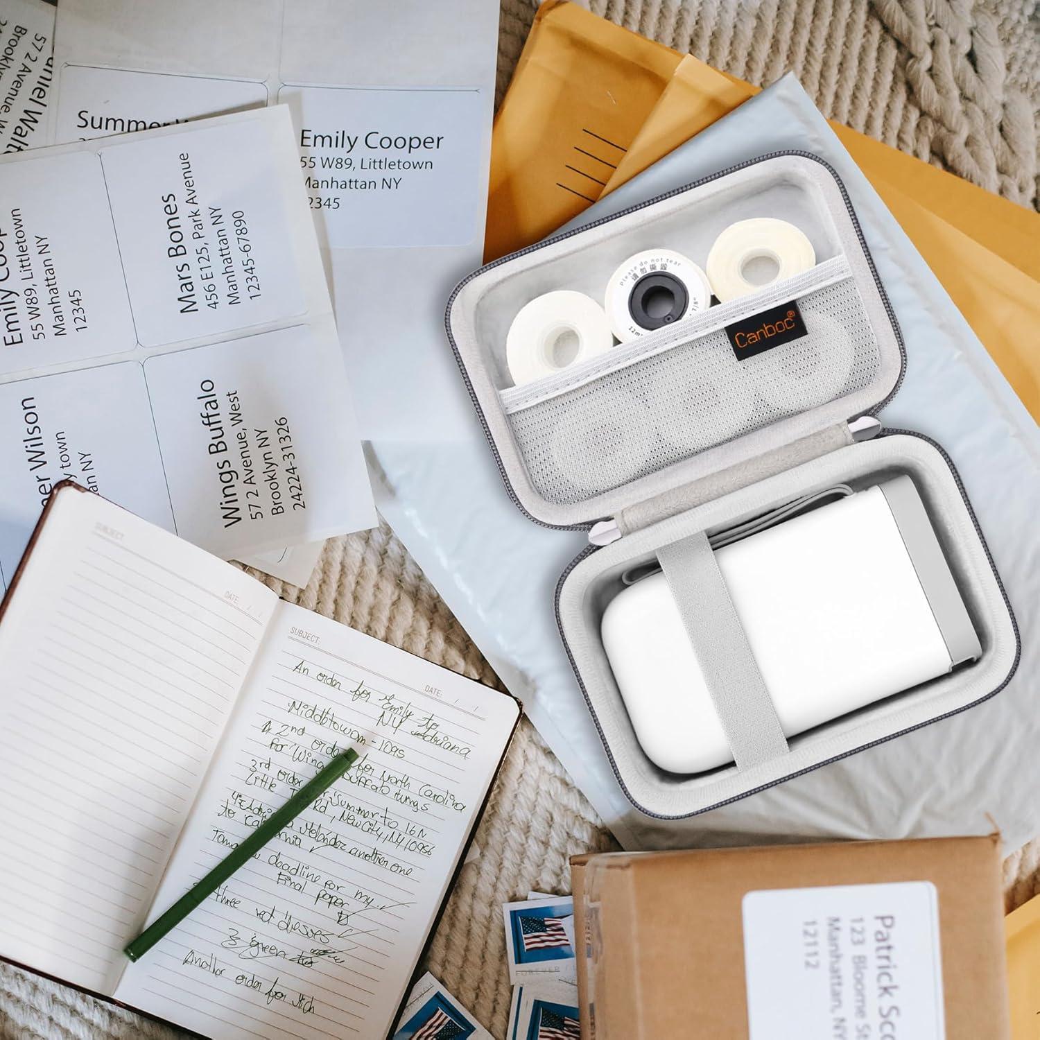 Funda Canboc para Impresora de Etiquetas NELKO P21 - Gris