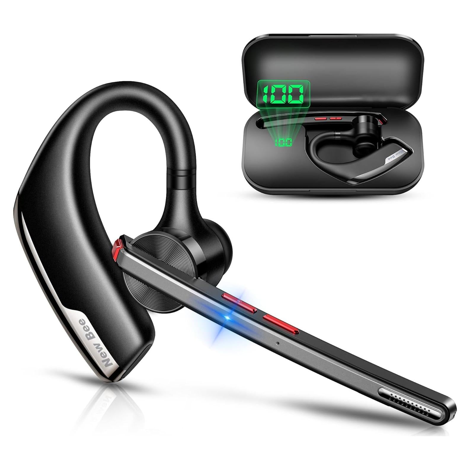 Auriculares Bluetooth New Bee M51 Inalámbricos con Estuche 500mAh