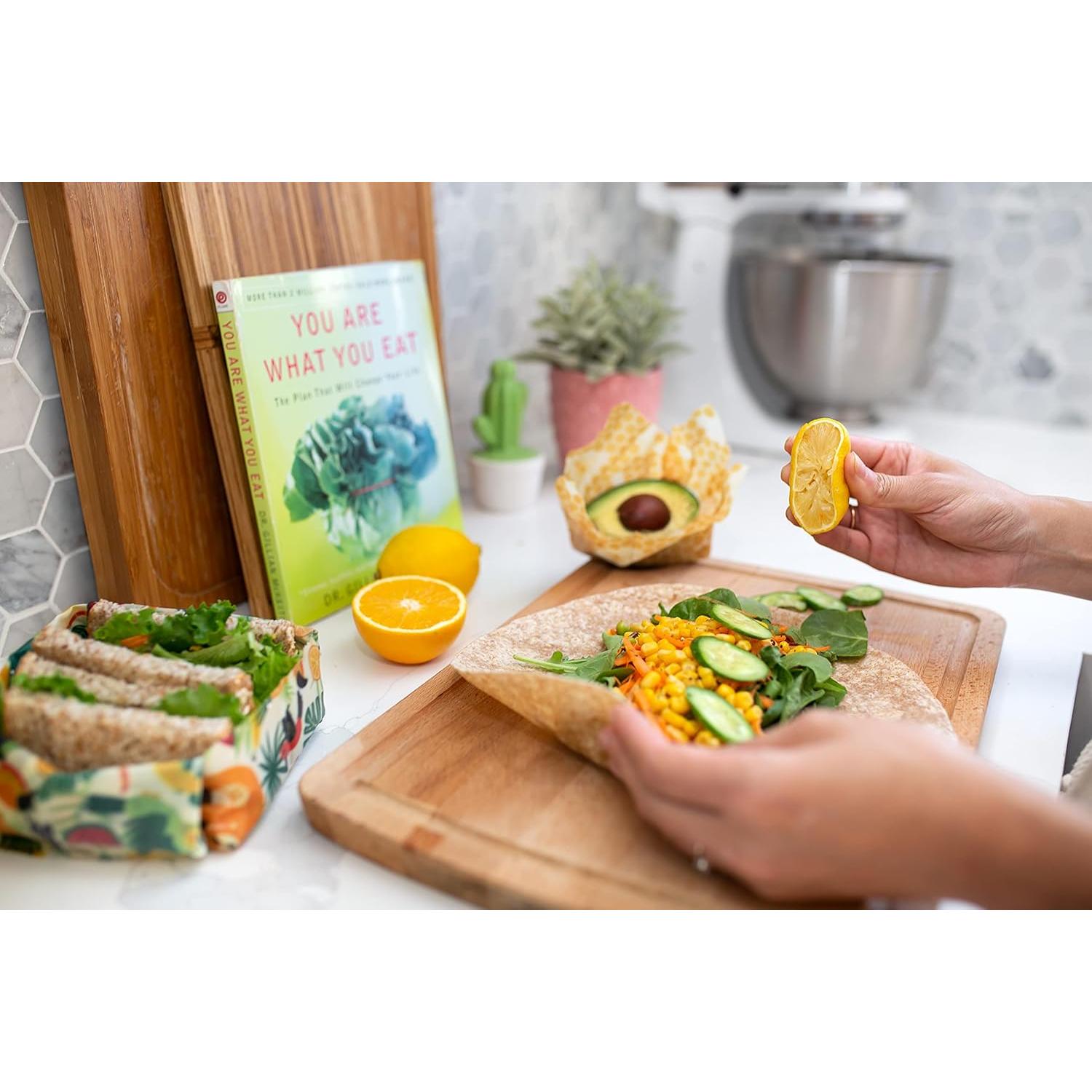 Envolturas de Cera de Abeja Trifecta Living Co. Set de 7