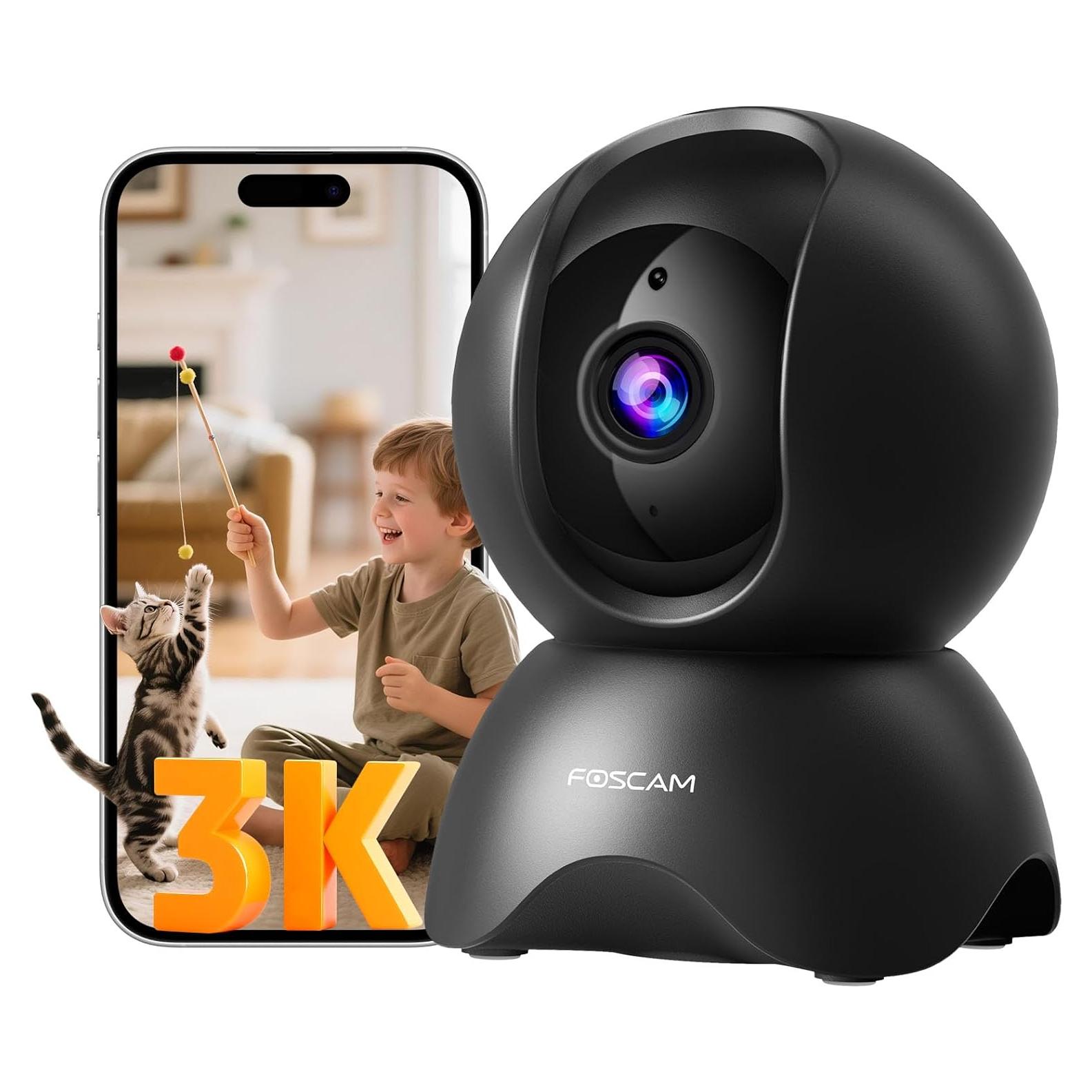 Cámara de Seguridad FOSCAM R5B-2 3K Pan Tilt con Audio