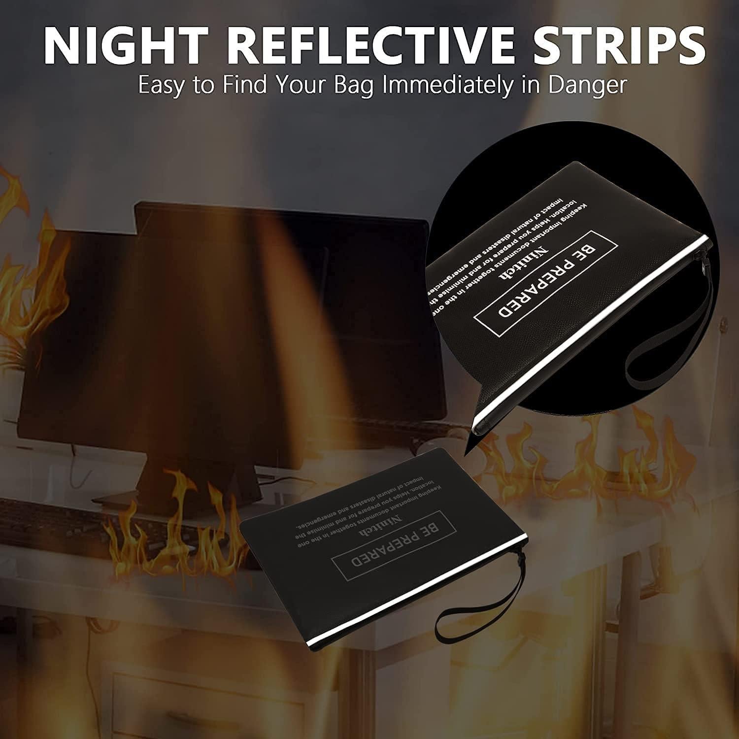 Bolsa de Dinero Ninitch Mediana a Prueba de Fuego y Agua