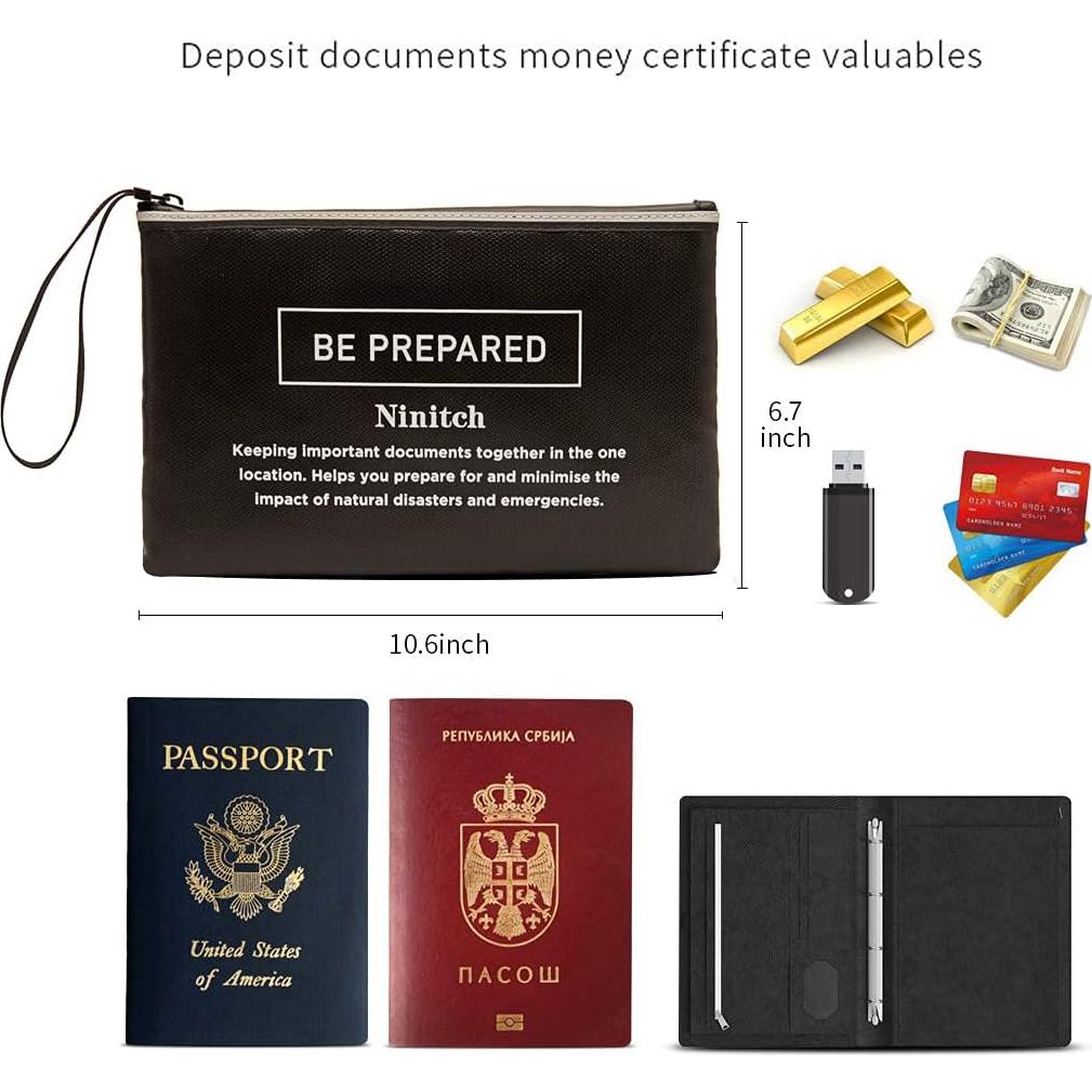Bolsa de Dinero Ninitch Mediana a Prueba de Fuego y Agua
